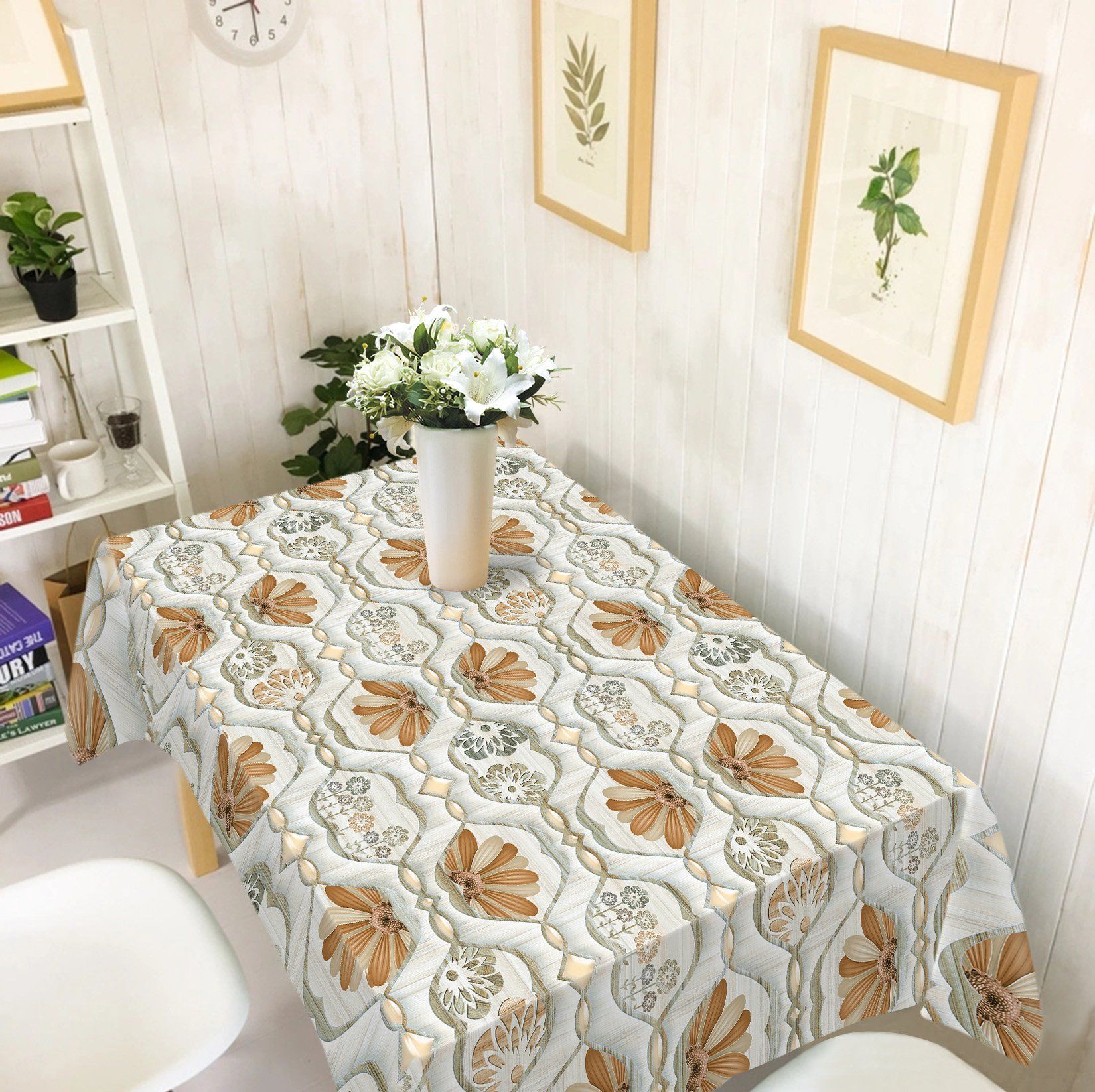 3D Flower Pattern 36 Tablecloths Wallpaper AJ Wallpaper 