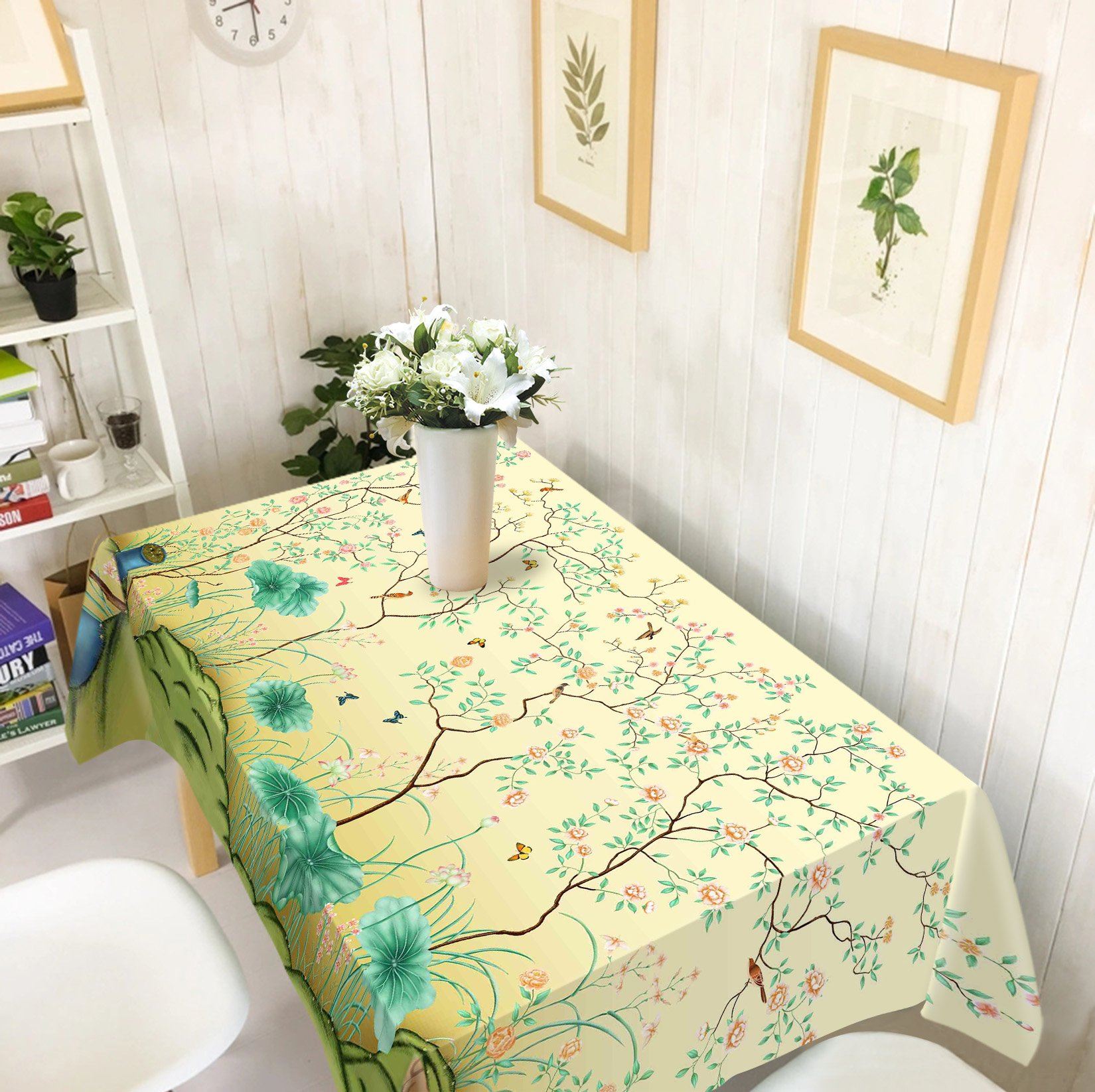 3D Flowers Tree Animals 142 Tablecloths Wallpaper AJ Wallpaper 