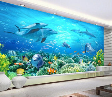 3D Submarine World And Sharks 1 Wallpaper AJ Wallpaper 1 