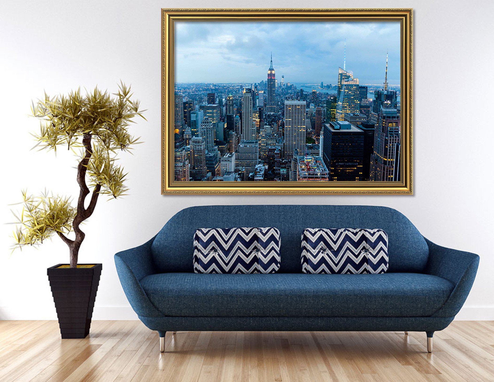 3D High-Rise City 127 Fake Framed Print Painting Wallpaper AJ Creativity Home 