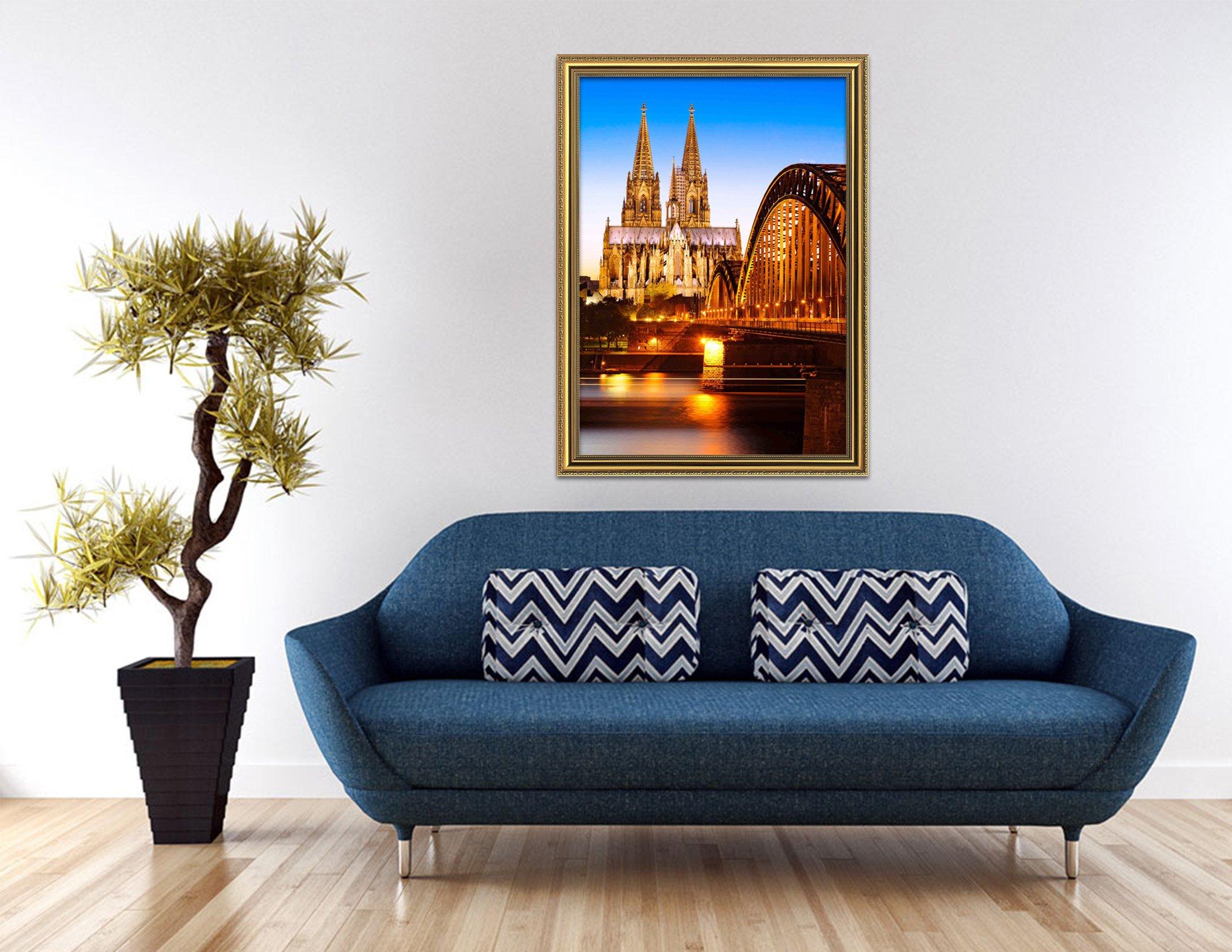 3D Light Castle 035 Fake Framed Print Painting Wallpaper AJ Creativity Home 