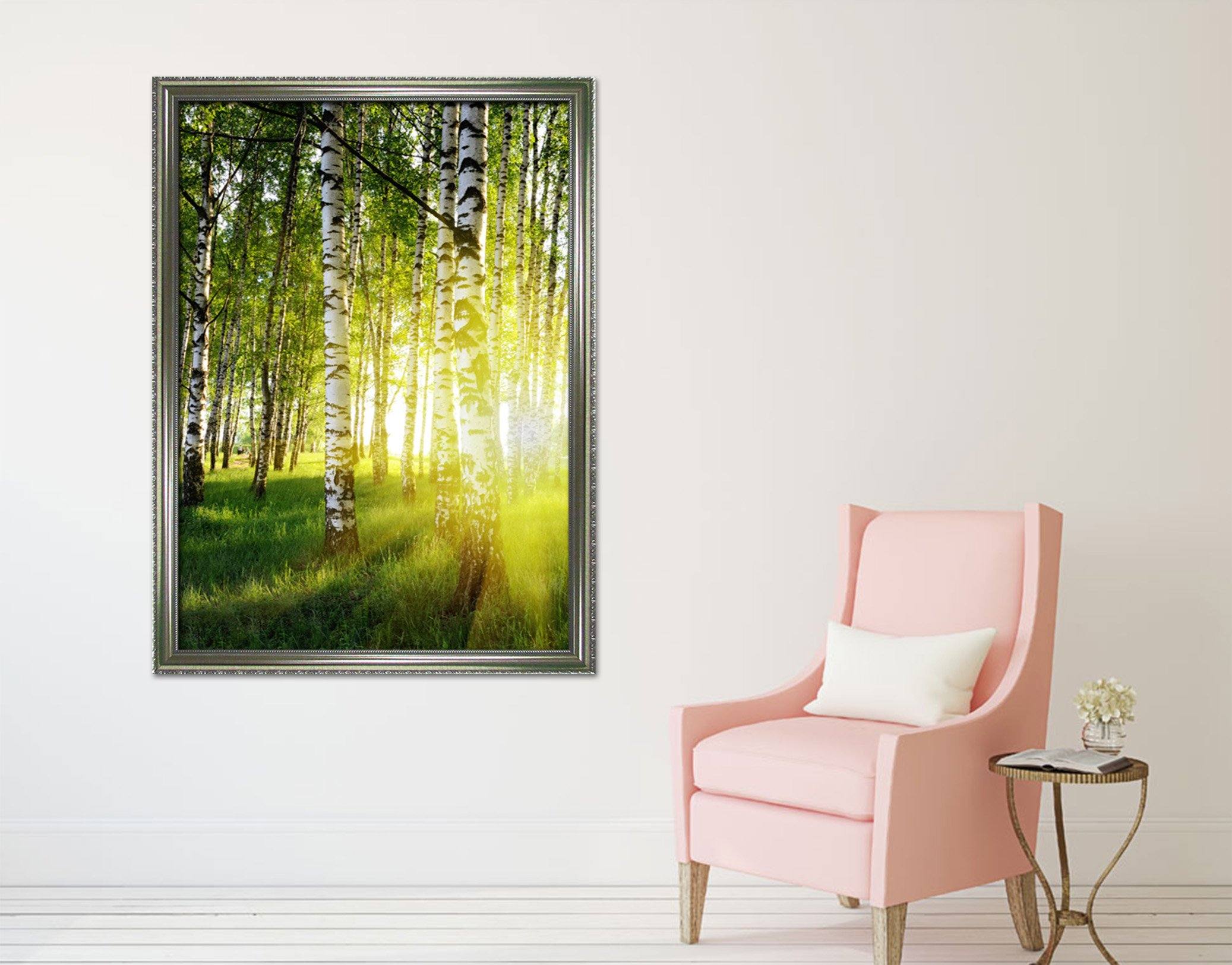 3D Sunshine Rattan 032 Fake Framed Print Painting Wallpaper AJ Creativity Home 