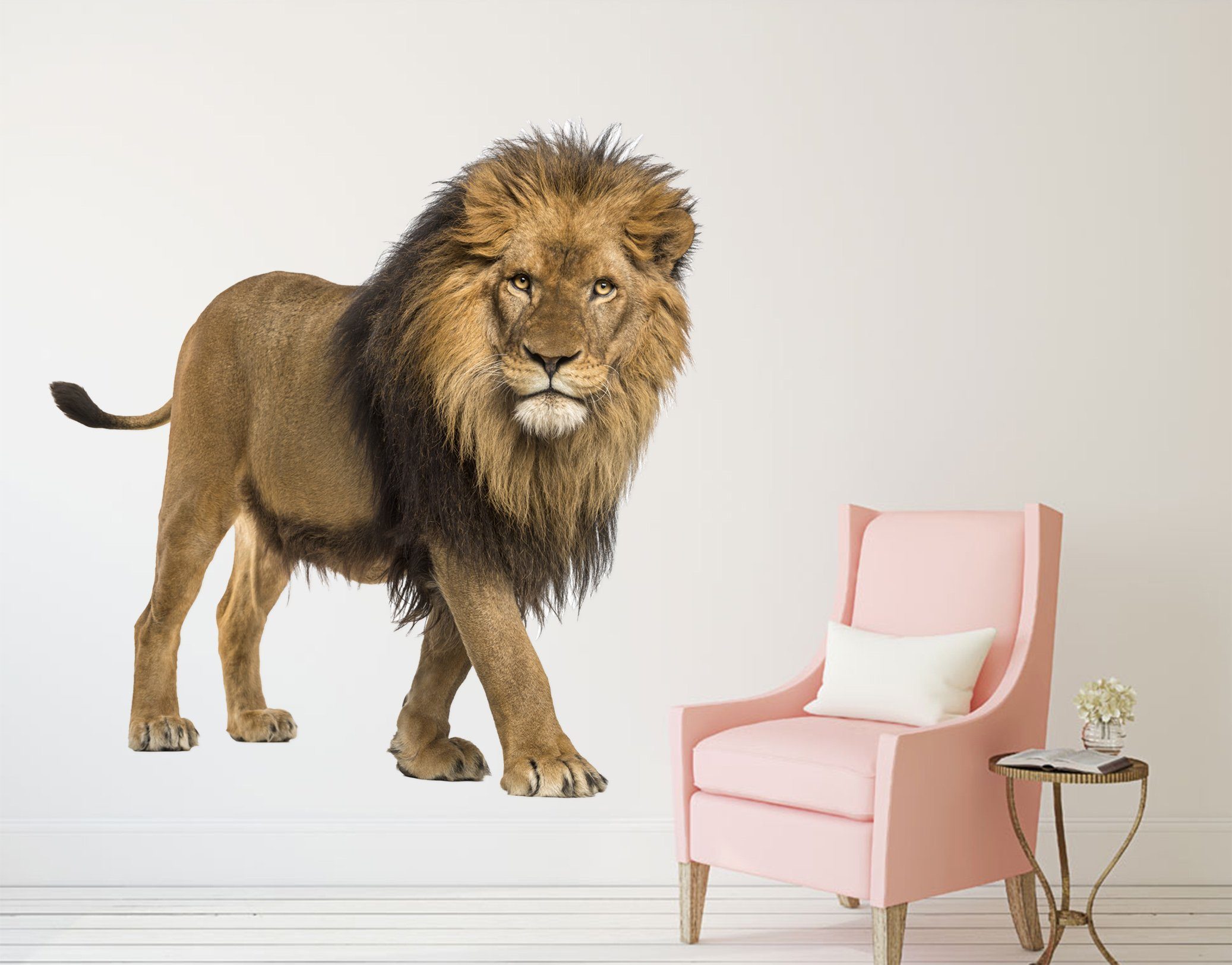 3D Lion's Eye 137 Animals Wall Stickers Wallpaper AJ Wallpaper 
