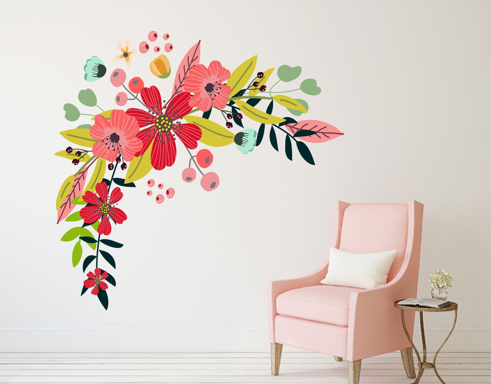 3D Blooming Flower Fruit 135 Wall Stickers Wallpaper AJ Wallpaper 