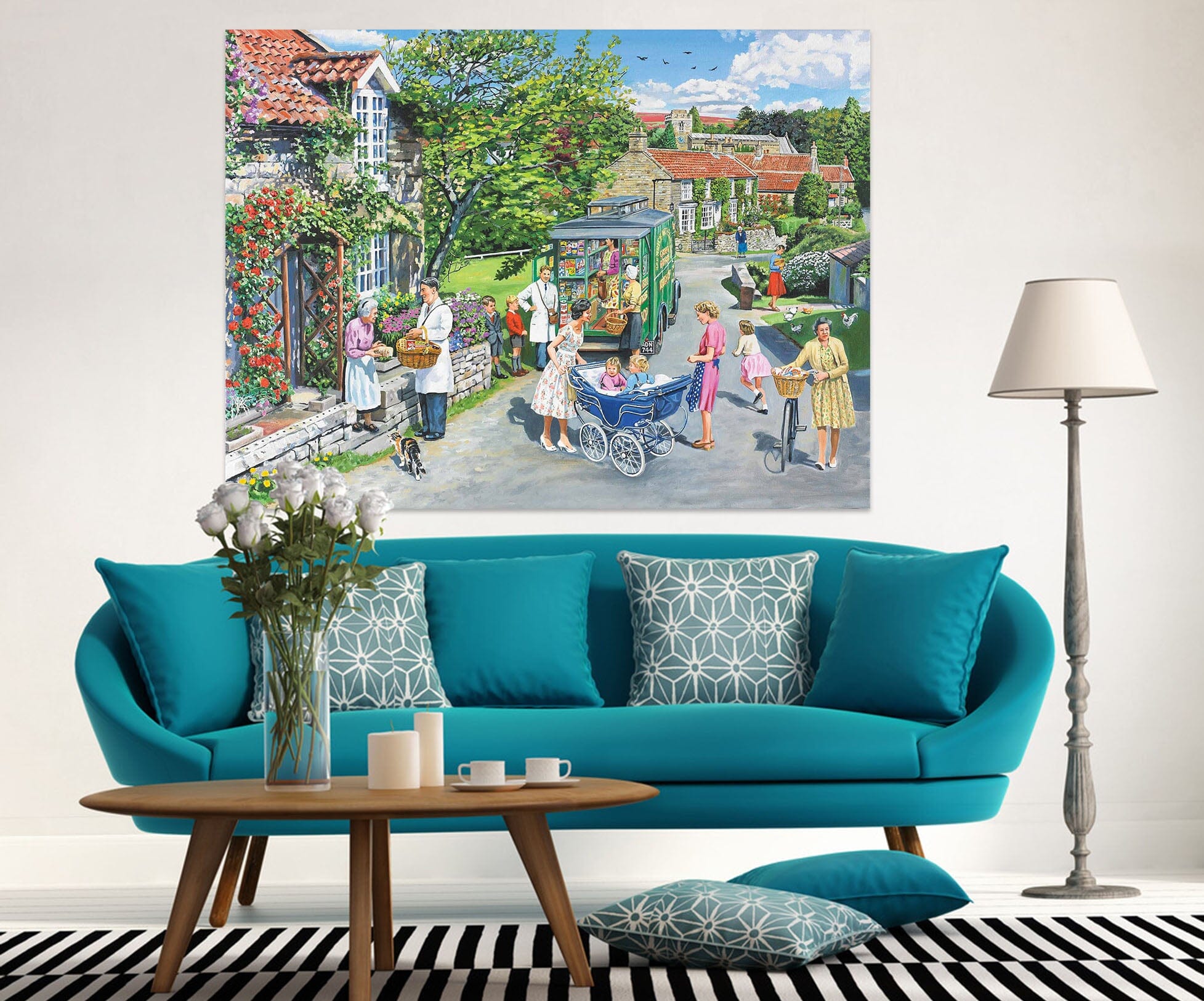 3D The Mobile Shop 071 Trevor Mitchell Wall Sticker Wallpaper AJ Wallpaper 2 