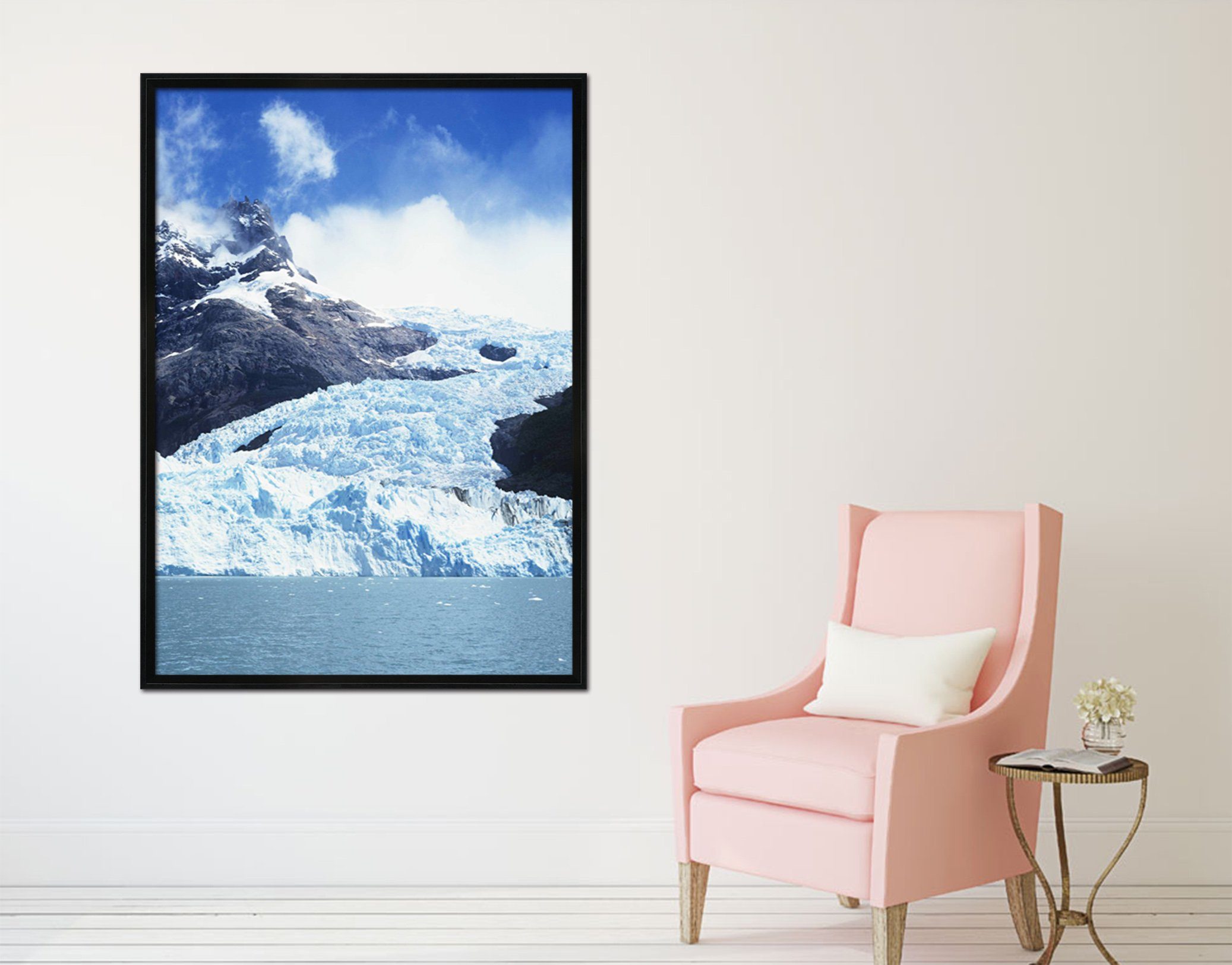 3D Ice Sea 024 Fake Framed Print Painting Wallpaper AJ Creativity Home 
