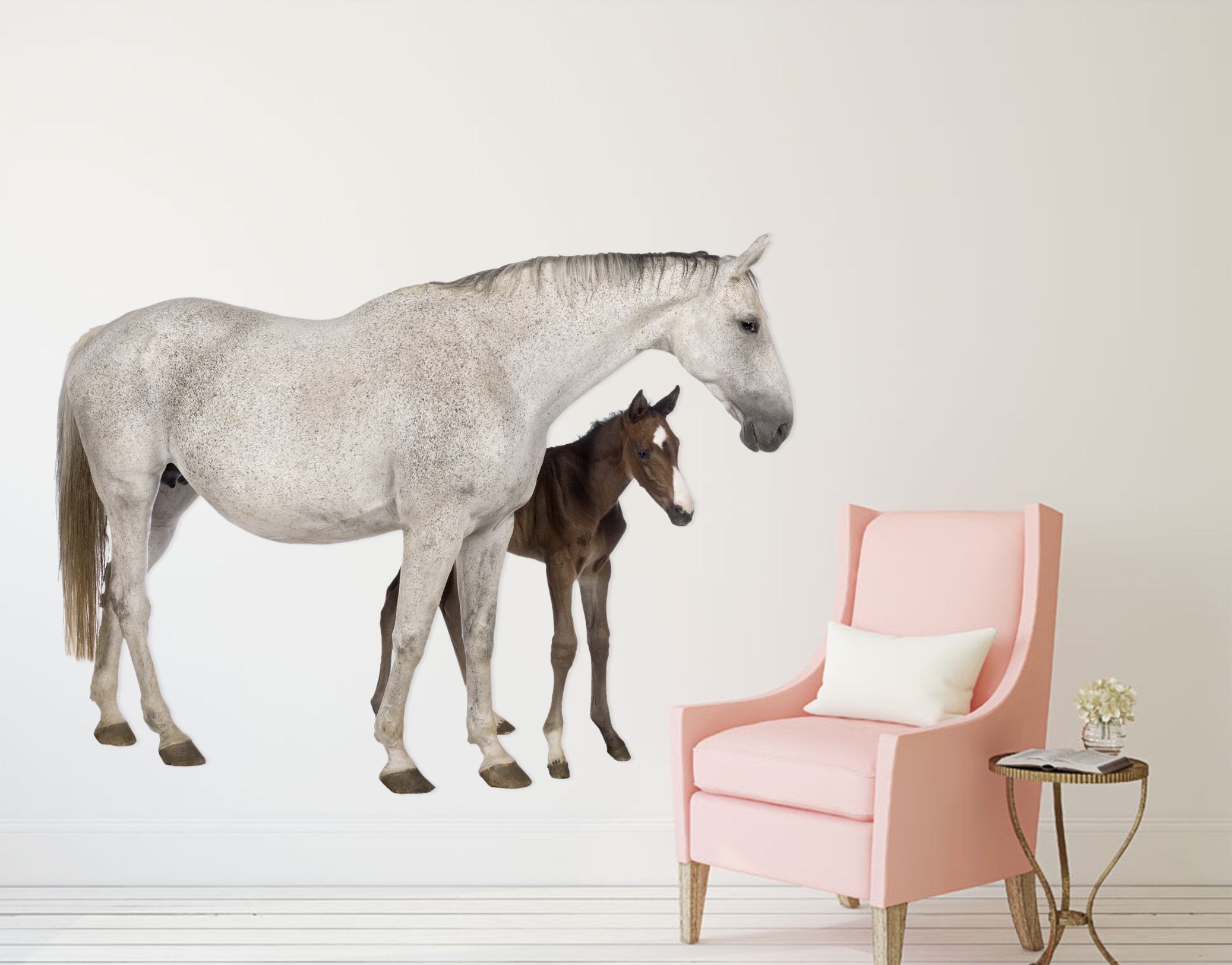 3D Malaysia And Pony 076 Animals Wall Stickers Wallpaper AJ Wallpaper 