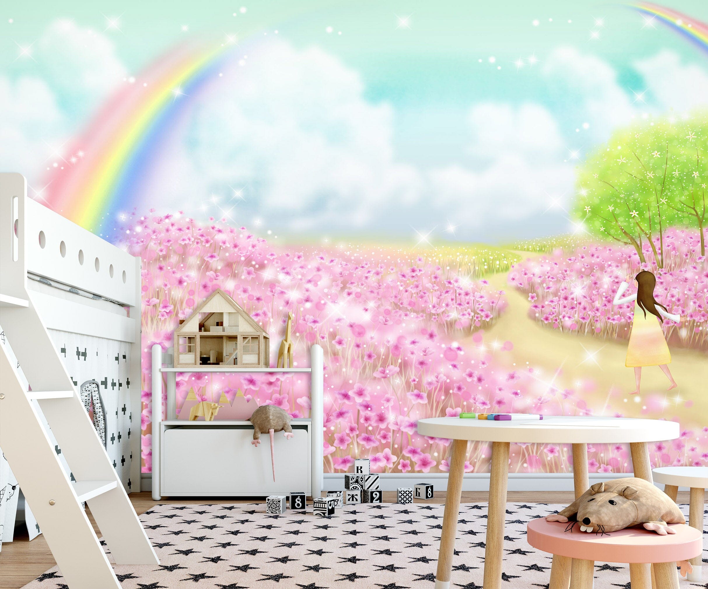 3D Rainbow World 1656 Wall Murals Wallpaper AJ Wallpaper 2 