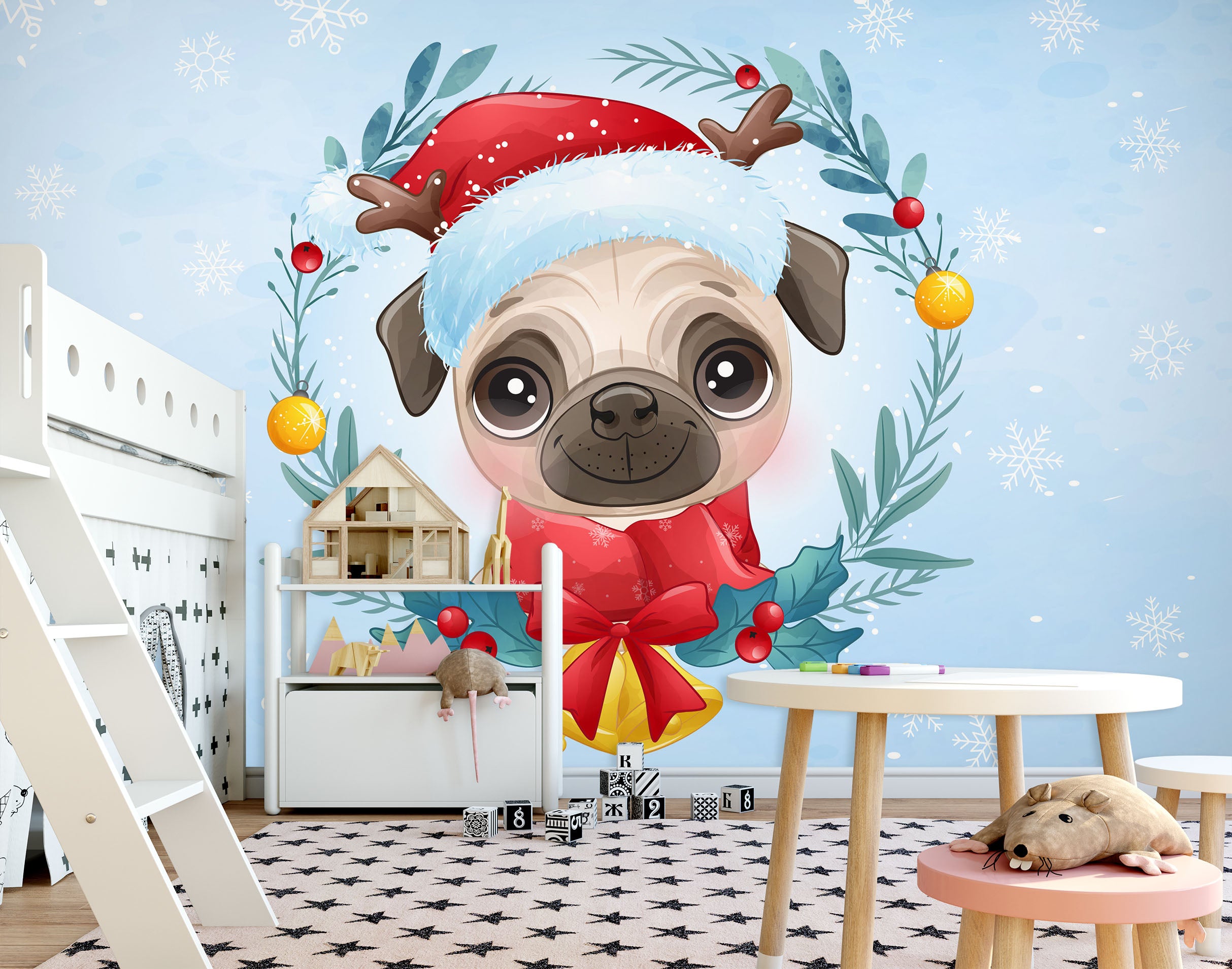3D Pug 58088 Wall Murals