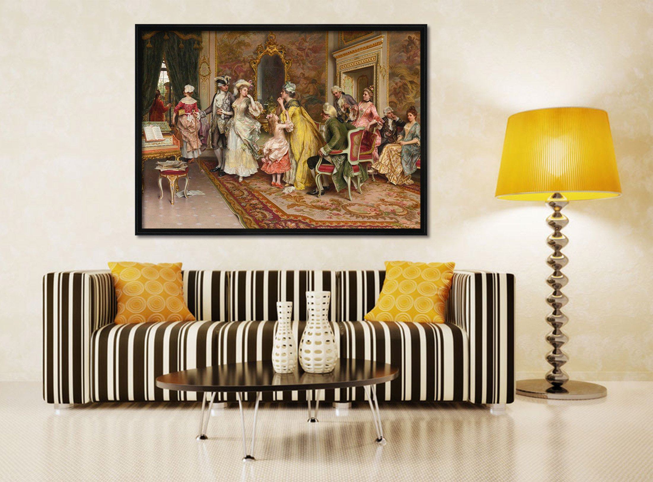 3D Family Talk 144 Fake Framed Print Painting Wallpaper AJ Creativity Home 