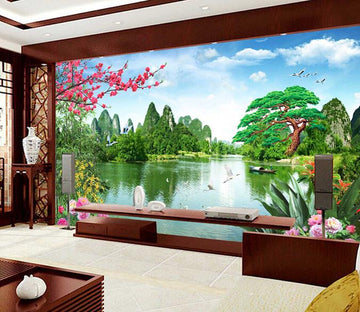 3D Beautiful Landscape Painting Wallpaper AJ Wallpaper 1 