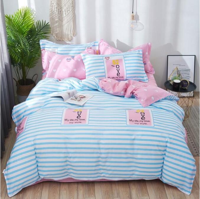 3D Blue Horizontal Stripes 3114 Bed Pillowcases Quilt