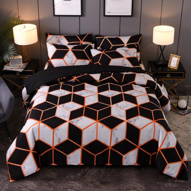 3D Cube Type 8068 Bed Pillowcases Quilt