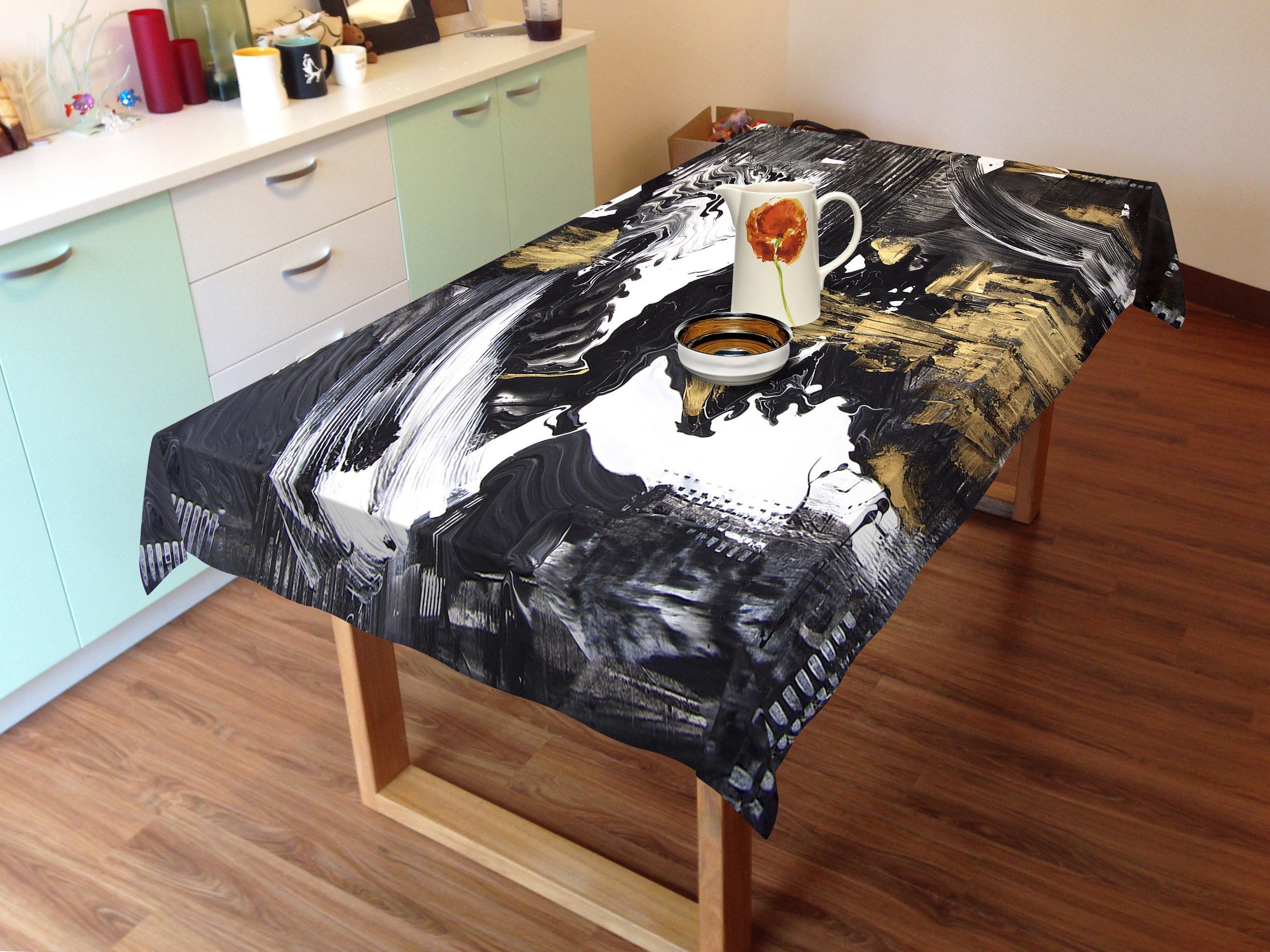 3D Graffiti Black 38 Tablecloths Wallpaper AJ Wallpaper 