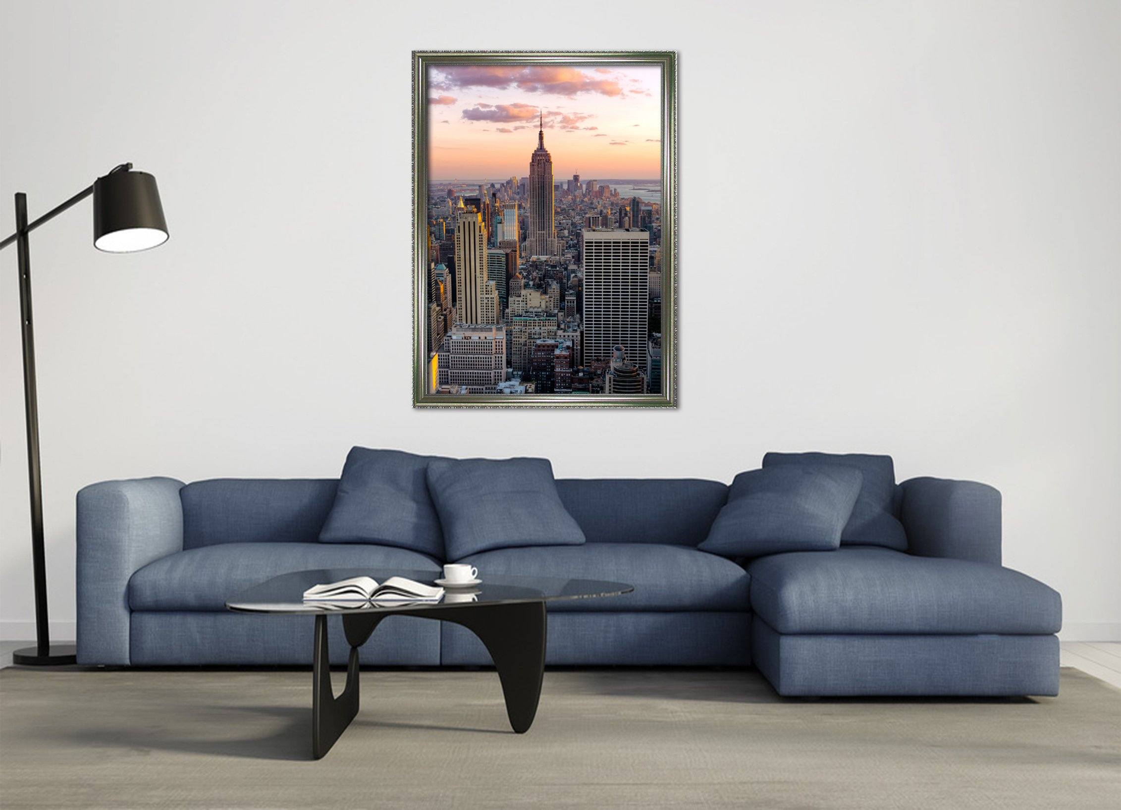 3D Beautiful City 028 Fake Framed Print Painting Wallpaper AJ Creativity Home 