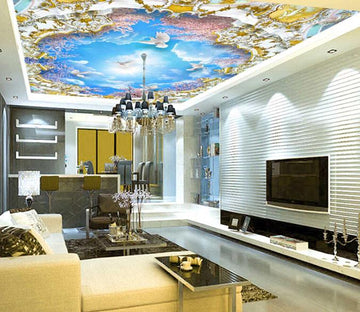 Blue Sky Dove Celling Murals Wallpaper AJ Wallpaper 1 