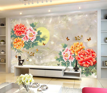 3D Colorful Chrysanthemum Flowers Wallpaper AJ Wallpaper 1 