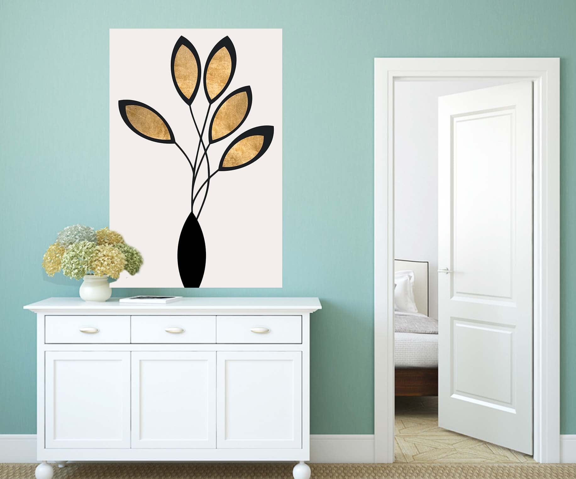 3D Small Leaves 124 Boris Draschoff Wall Sticker Wallpaper AJ Wallpaper 2 