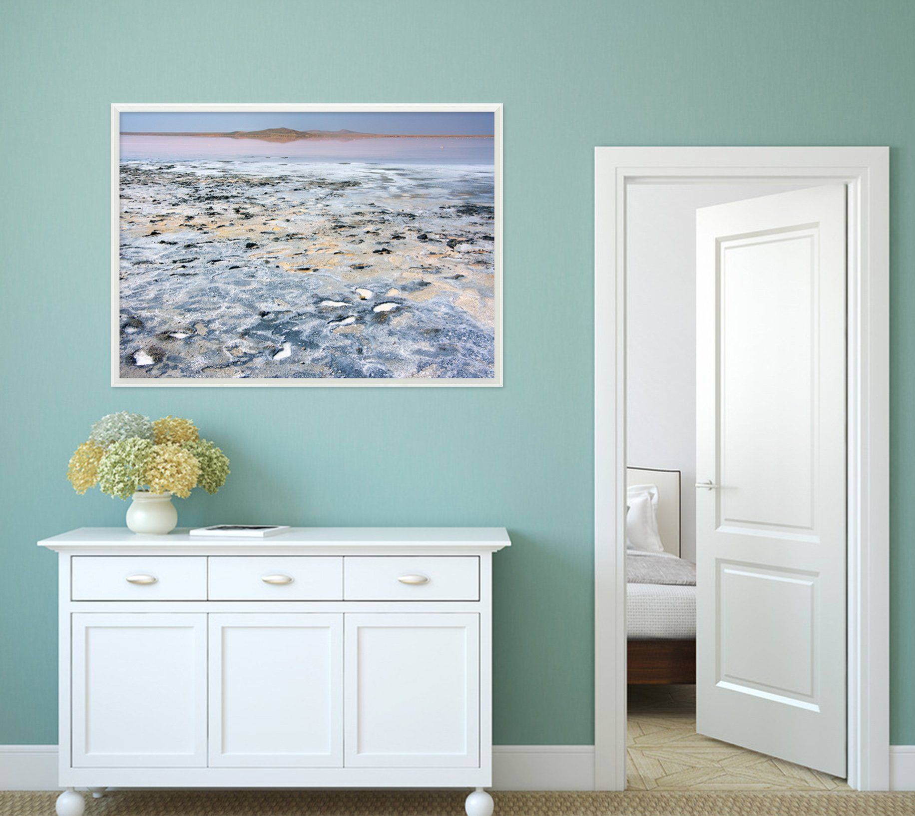 3D Mud Sea 176 Fake Framed Print Painting Wallpaper AJ Creativity Home 