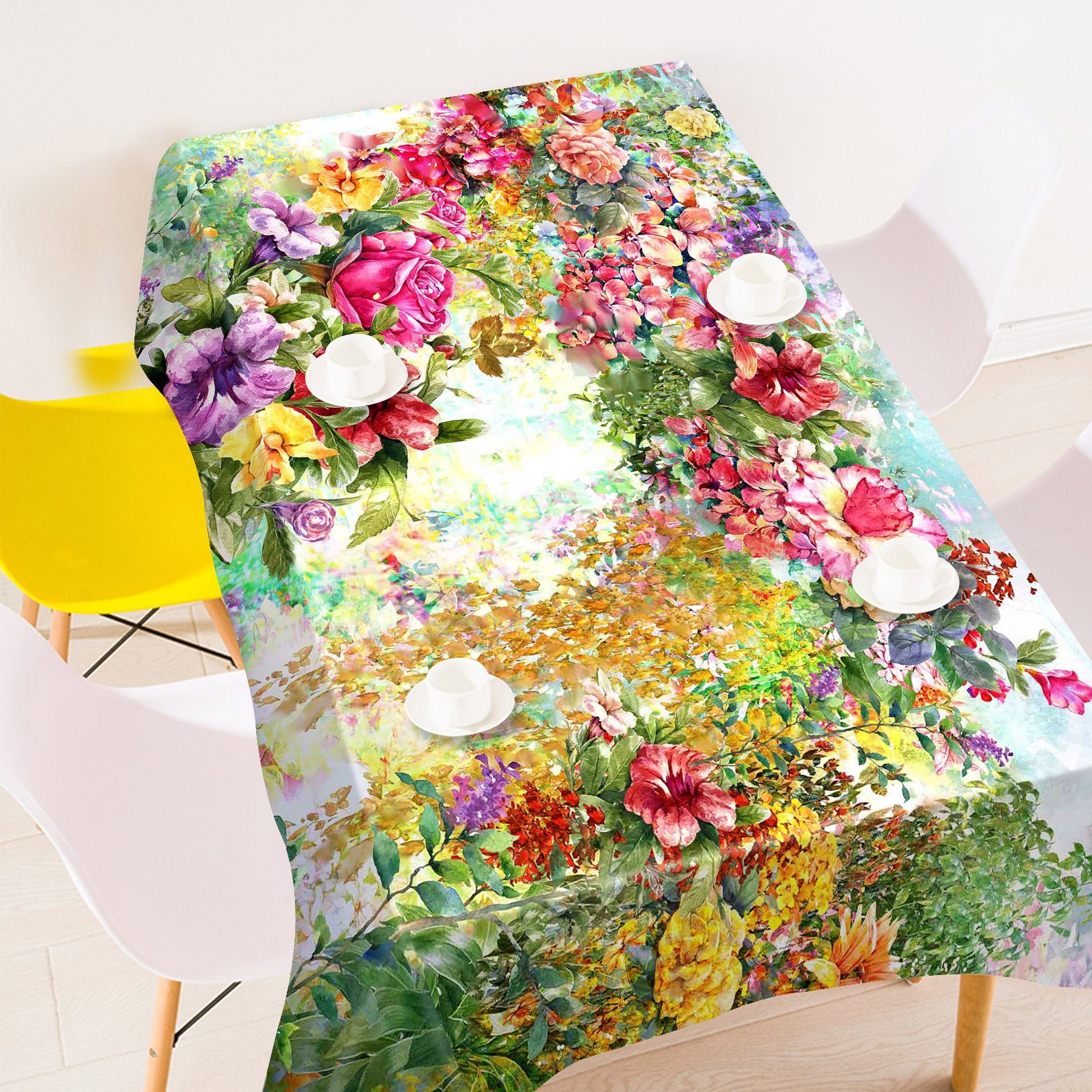 3D Flowers Vine 457 Tablecloths Wallpaper AJ Wallpaper 