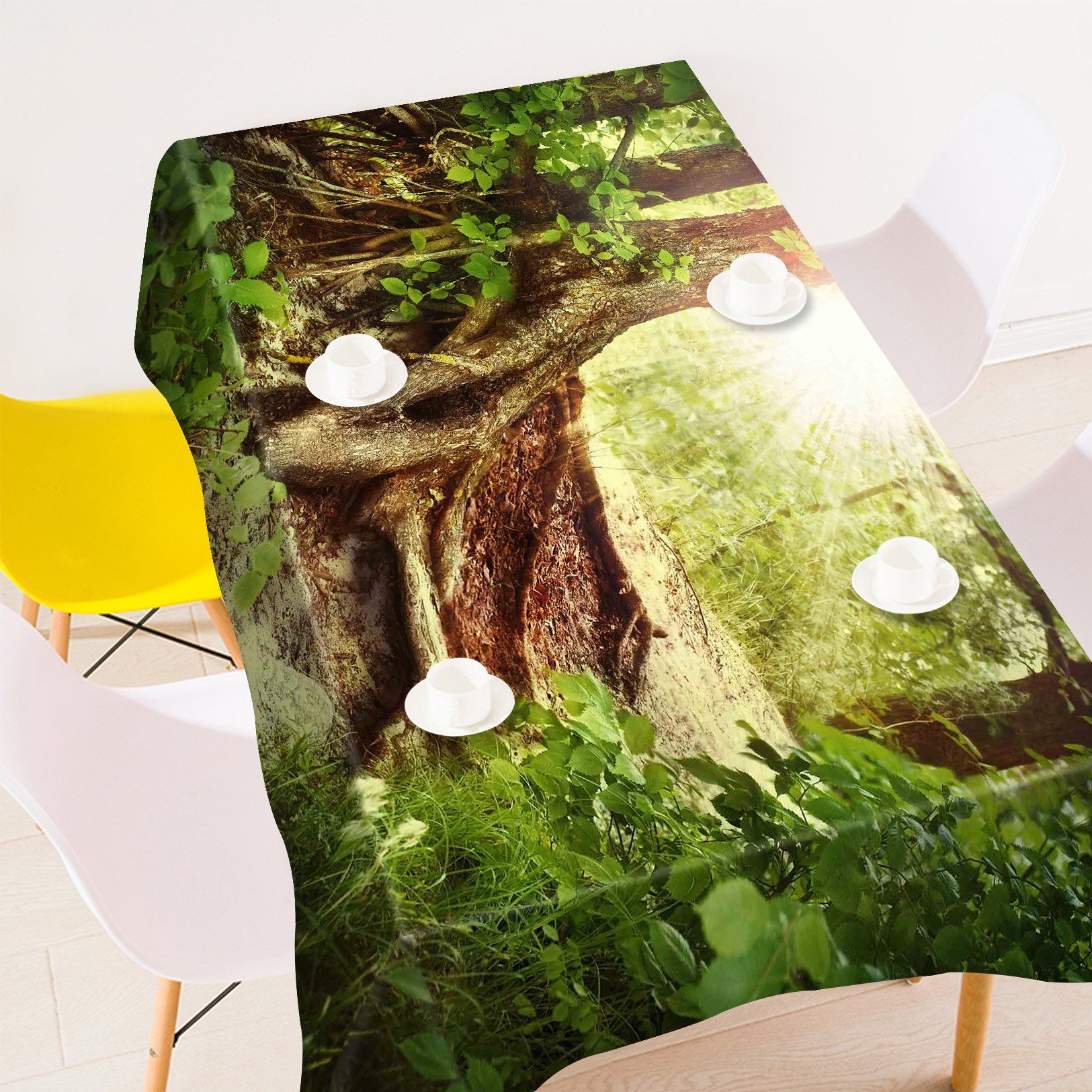 3D Forest Trees Roots 61 Tablecloths Wallpaper AJ Wallpaper 