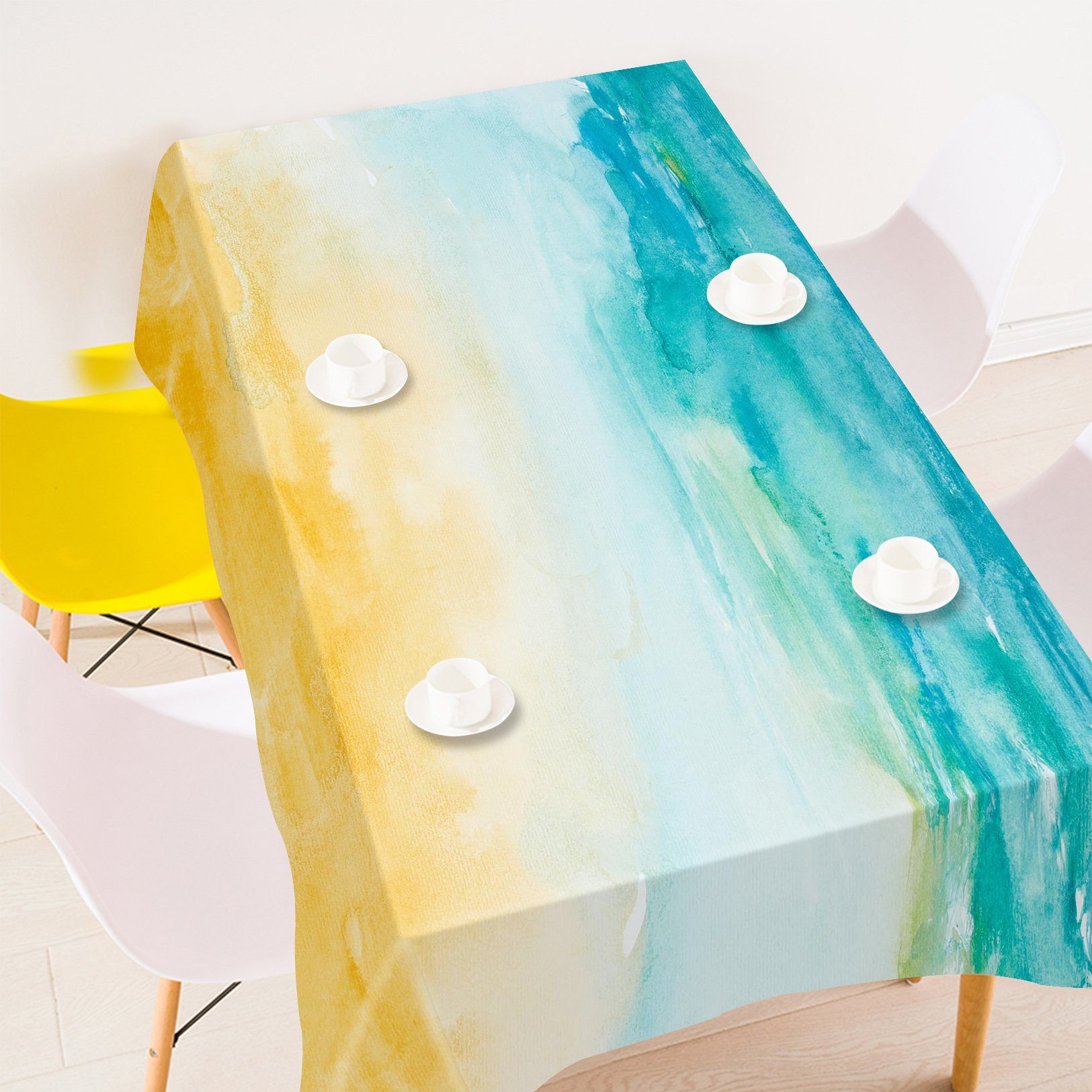 3D Watercolor Painting 497 Tablecloths Wallpaper AJ Wallpaper 