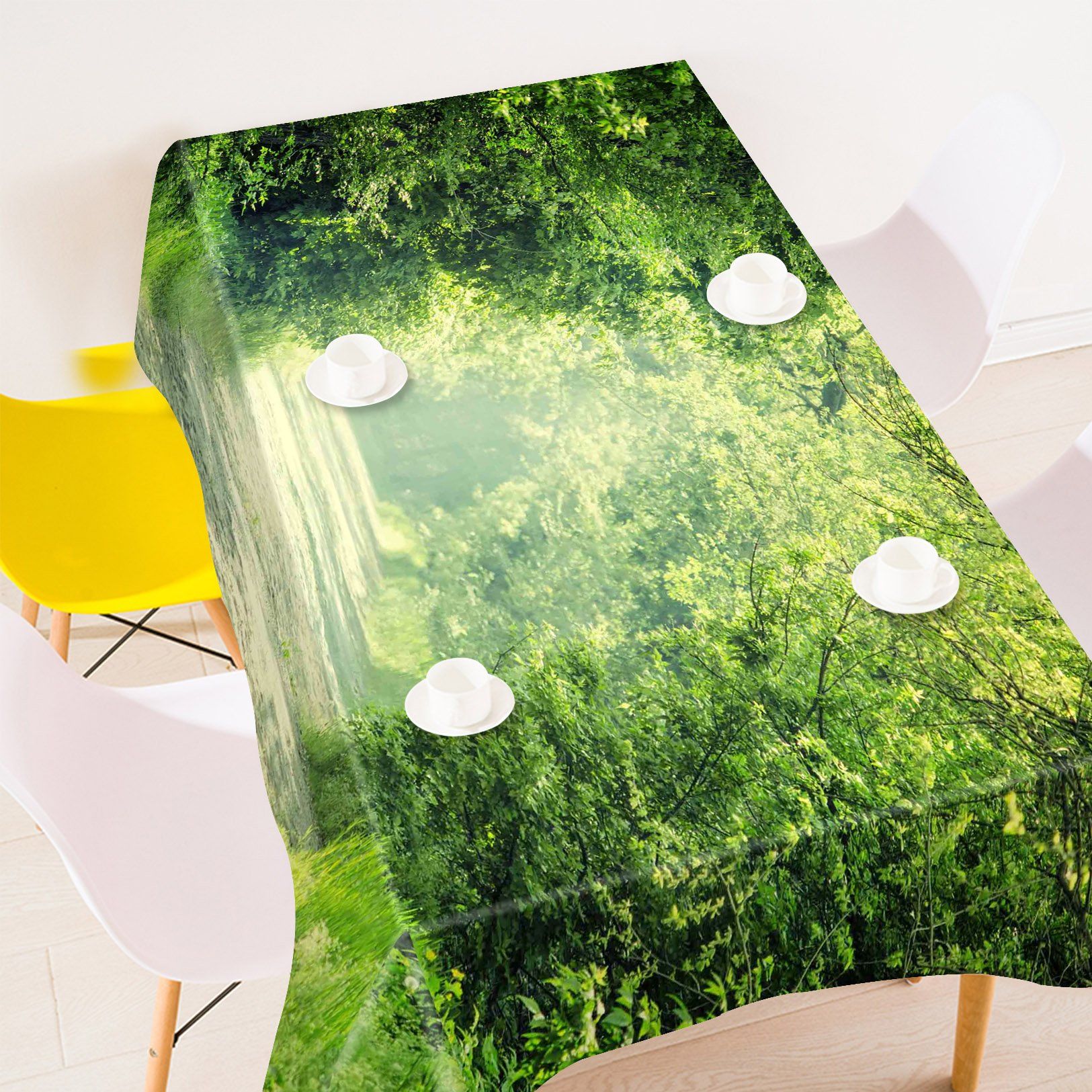 3D Roadside Green Plants 649 Tablecloths Wallpaper AJ Wallpaper 