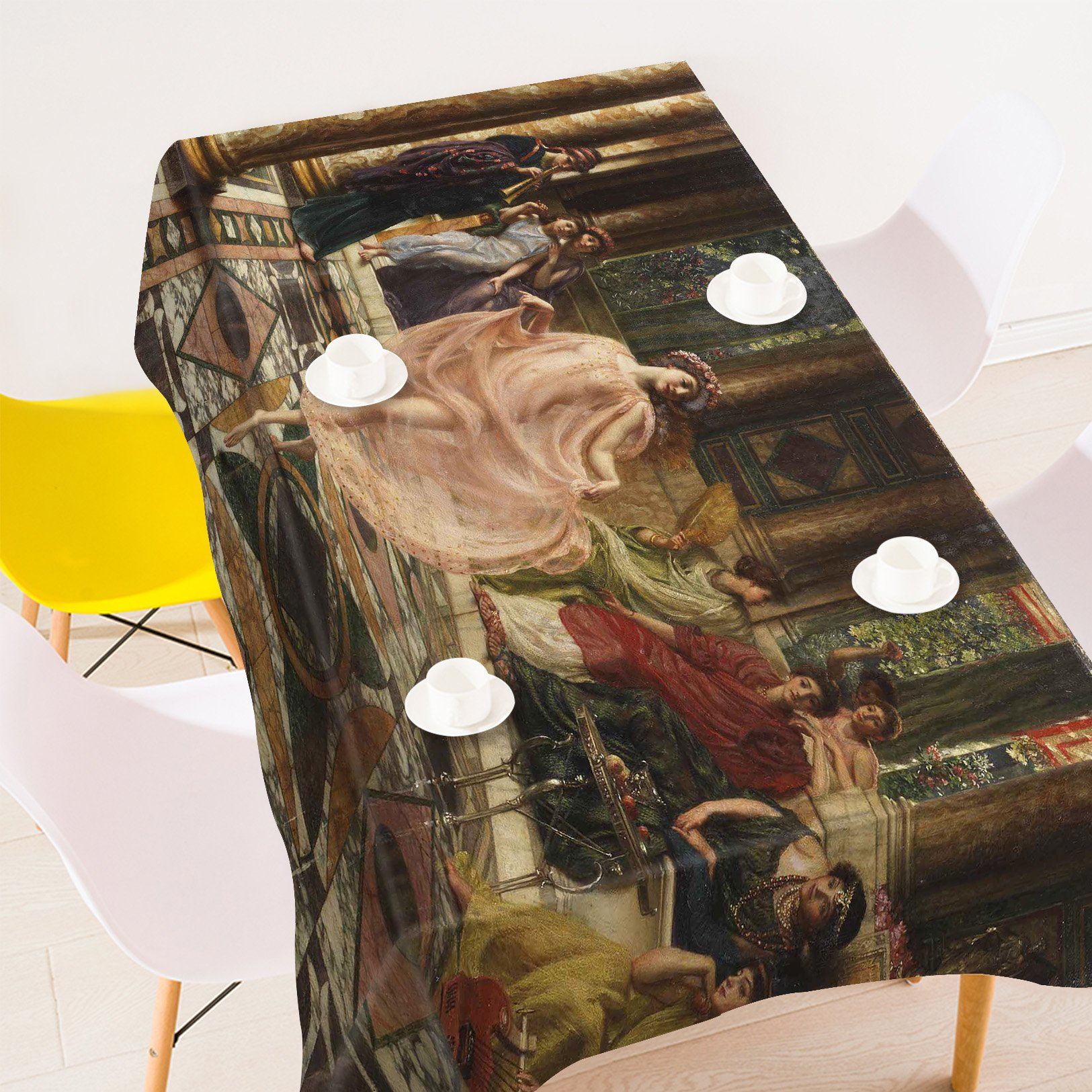 3D Oil Painting Dancing Woman 305 Tablecloths Wallpaper AJ Wallpaper 