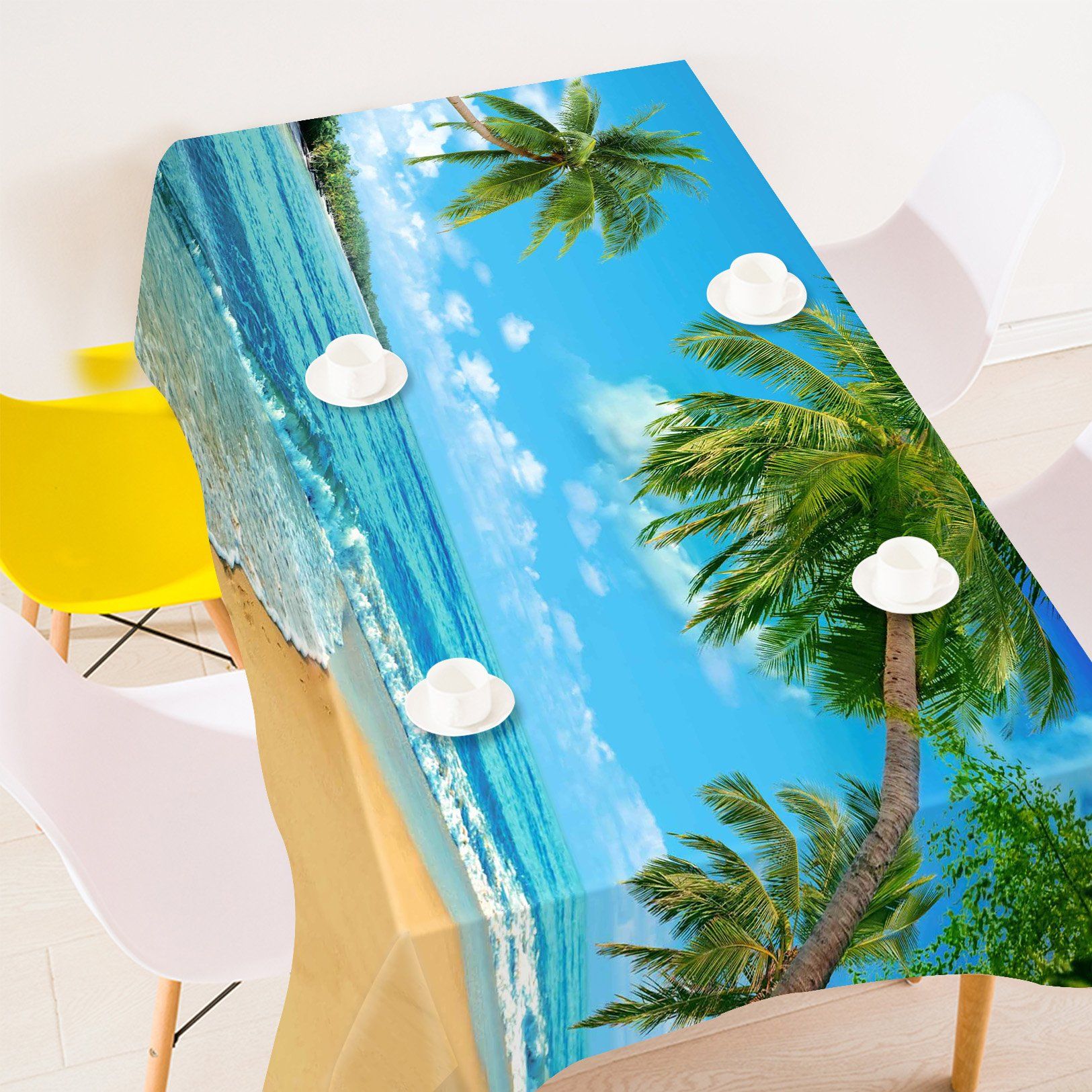 3D Nice Beach Scenery 646 Tablecloths Wallpaper AJ Wallpaper 