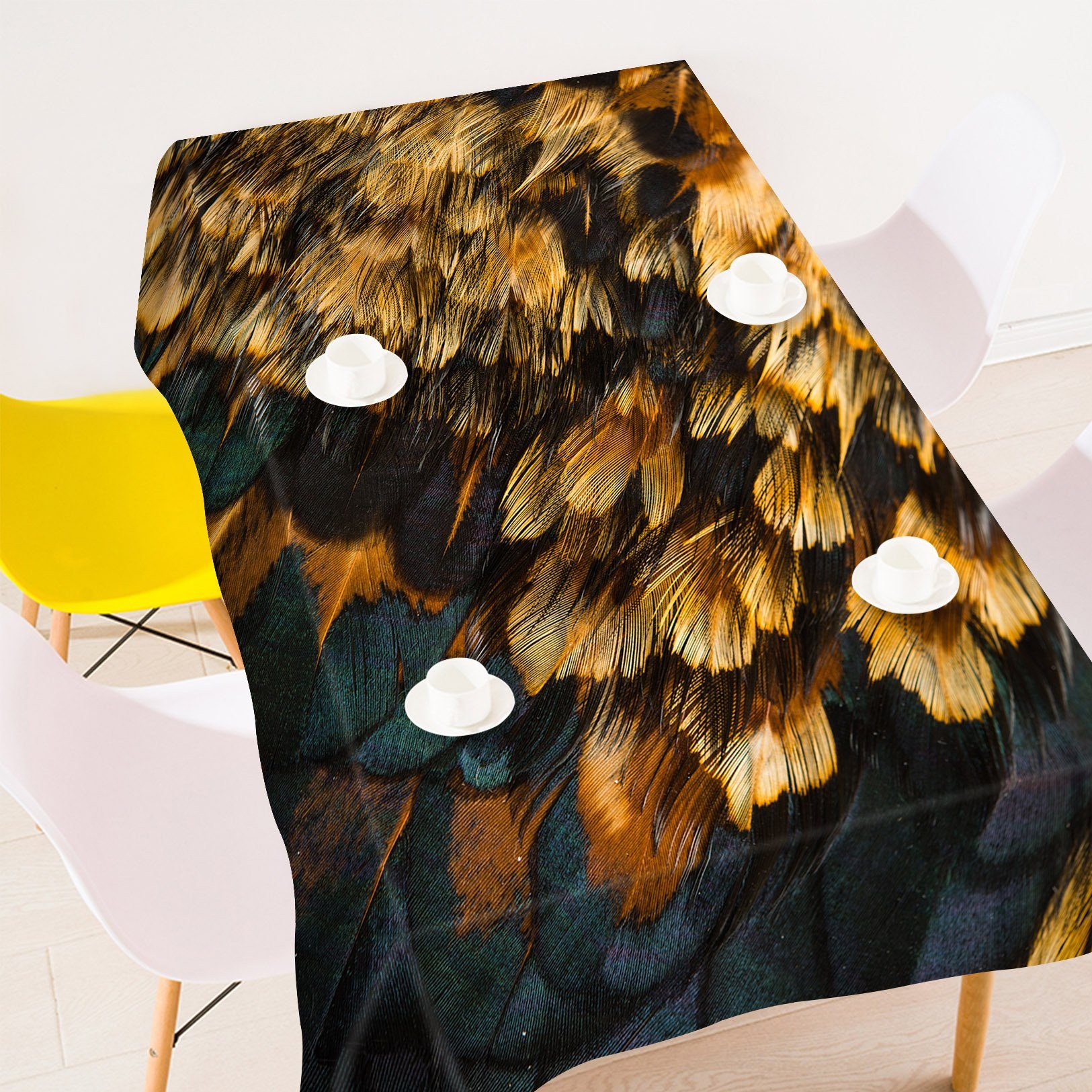 3D Beautiful Feather 12 Tablecloths Wallpaper AJ Wallpaper 