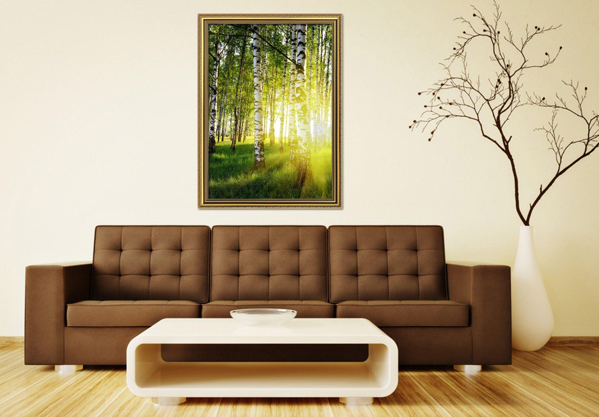 3D Sunshine Rattan 032 Fake Framed Print Painting Wallpaper AJ Creativity Home 