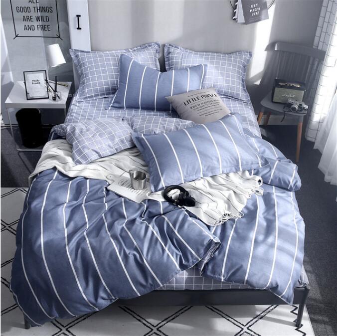 3D Wide Vertical Stripes 4084 Bed Pillowcases Quilt