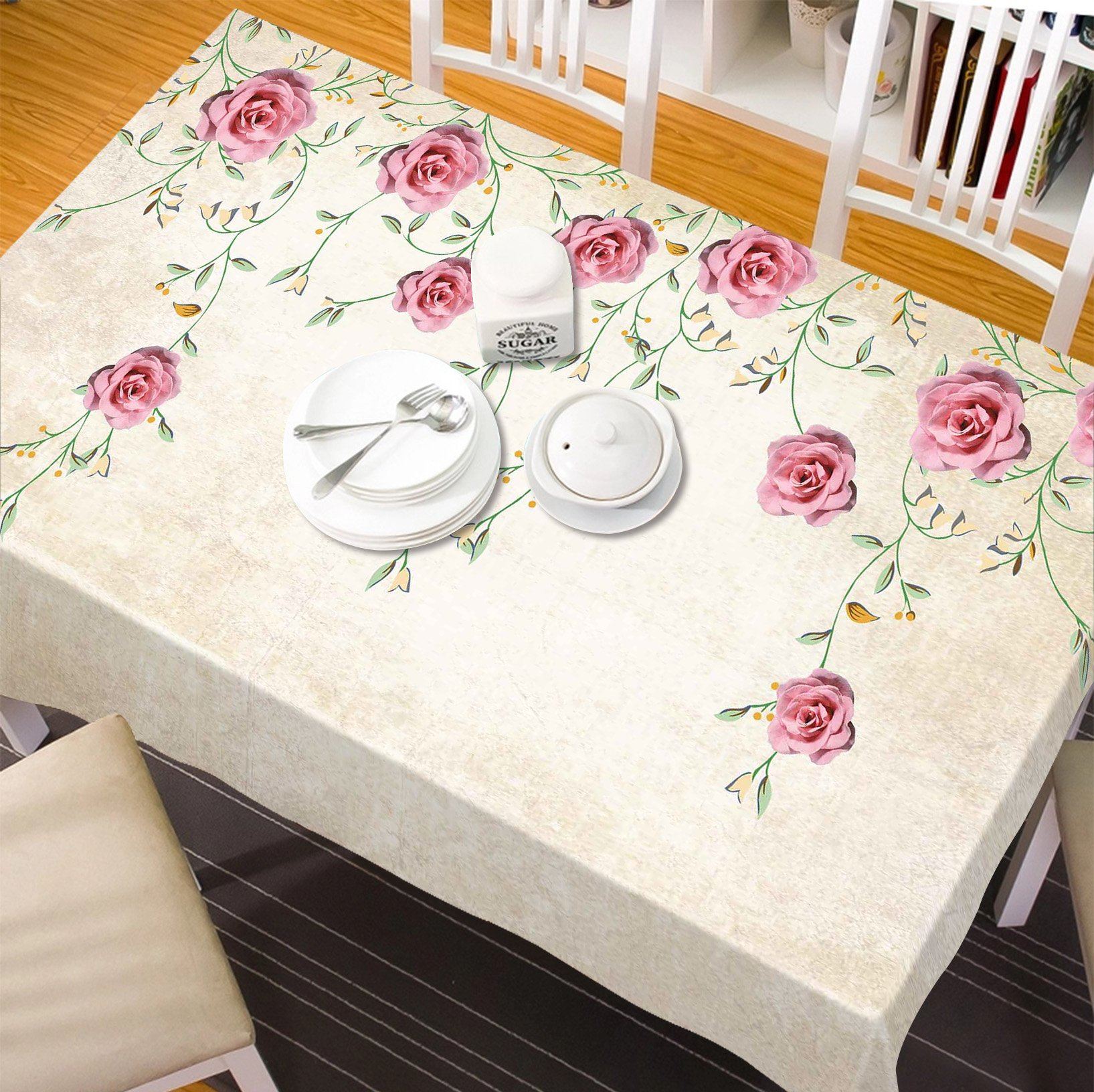 3D Flowers Vines 126 Tablecloths Wallpaper AJ Wallpaper 
