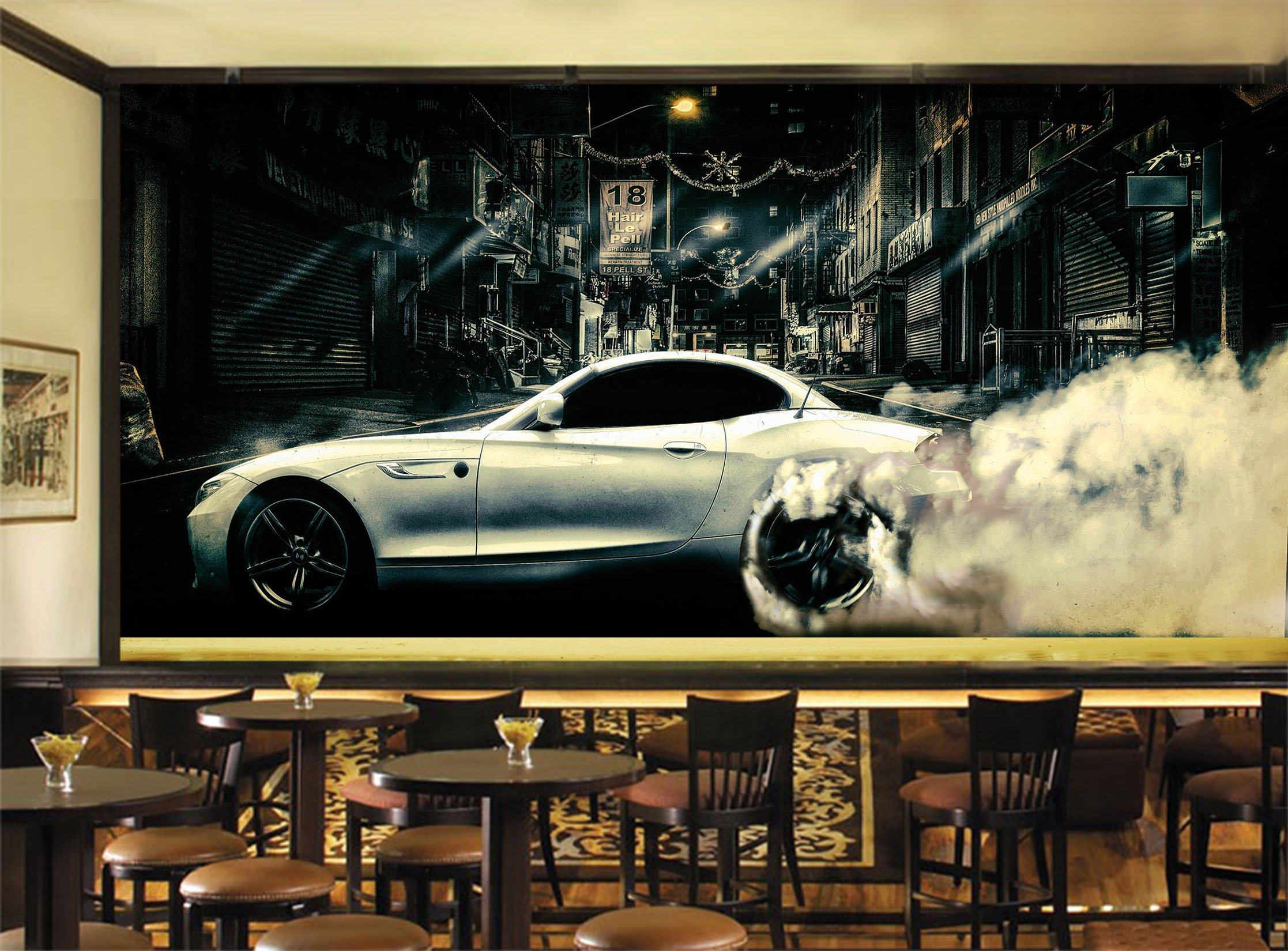 3D Fast Atuo 907 Vehicle Wall Murals Wallpaper AJ Wallpaper 2 