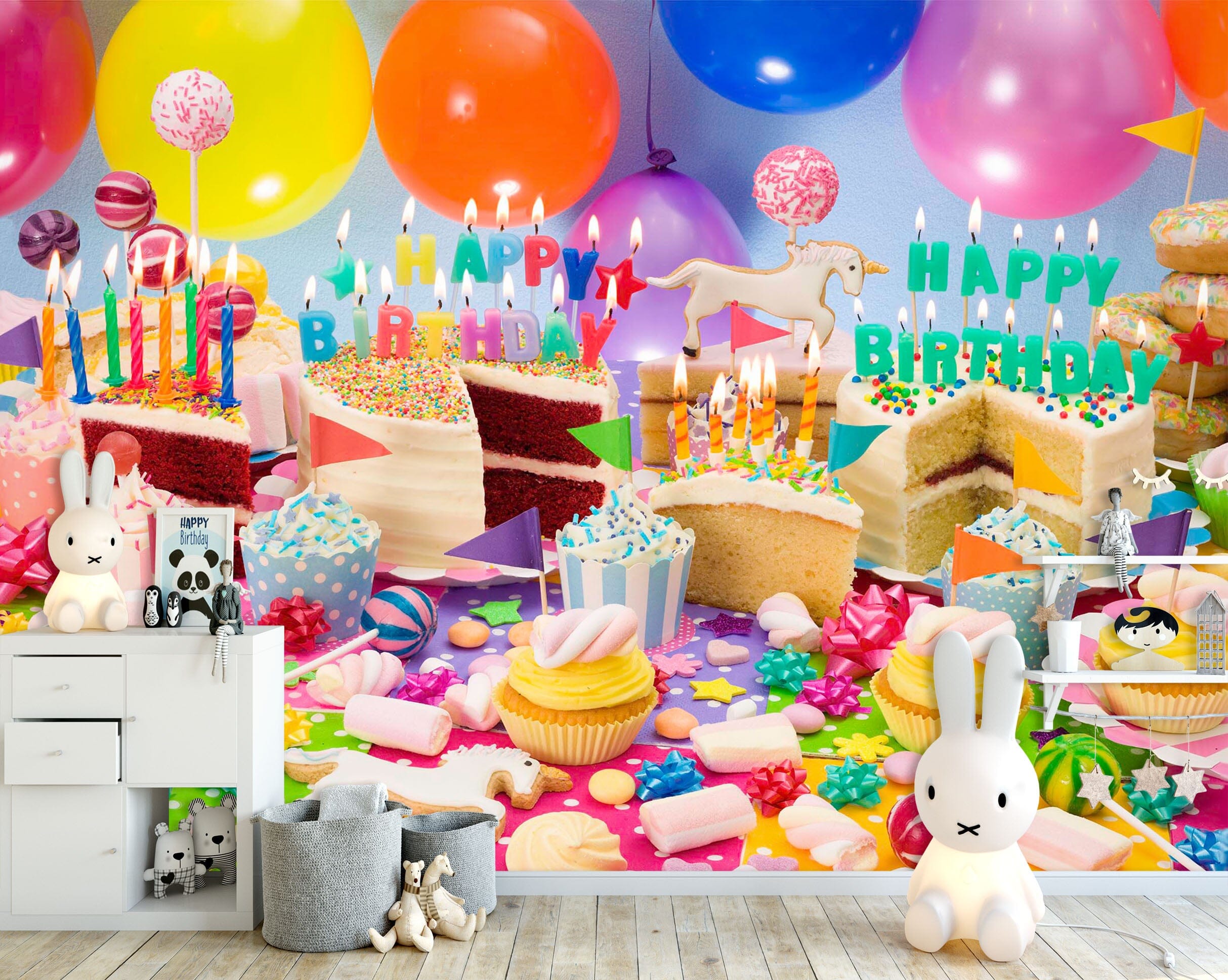 3D Children's World 1438 Assaf Frank Wall Mural Wall Murals Wallpaper AJ Wallpaper 2 