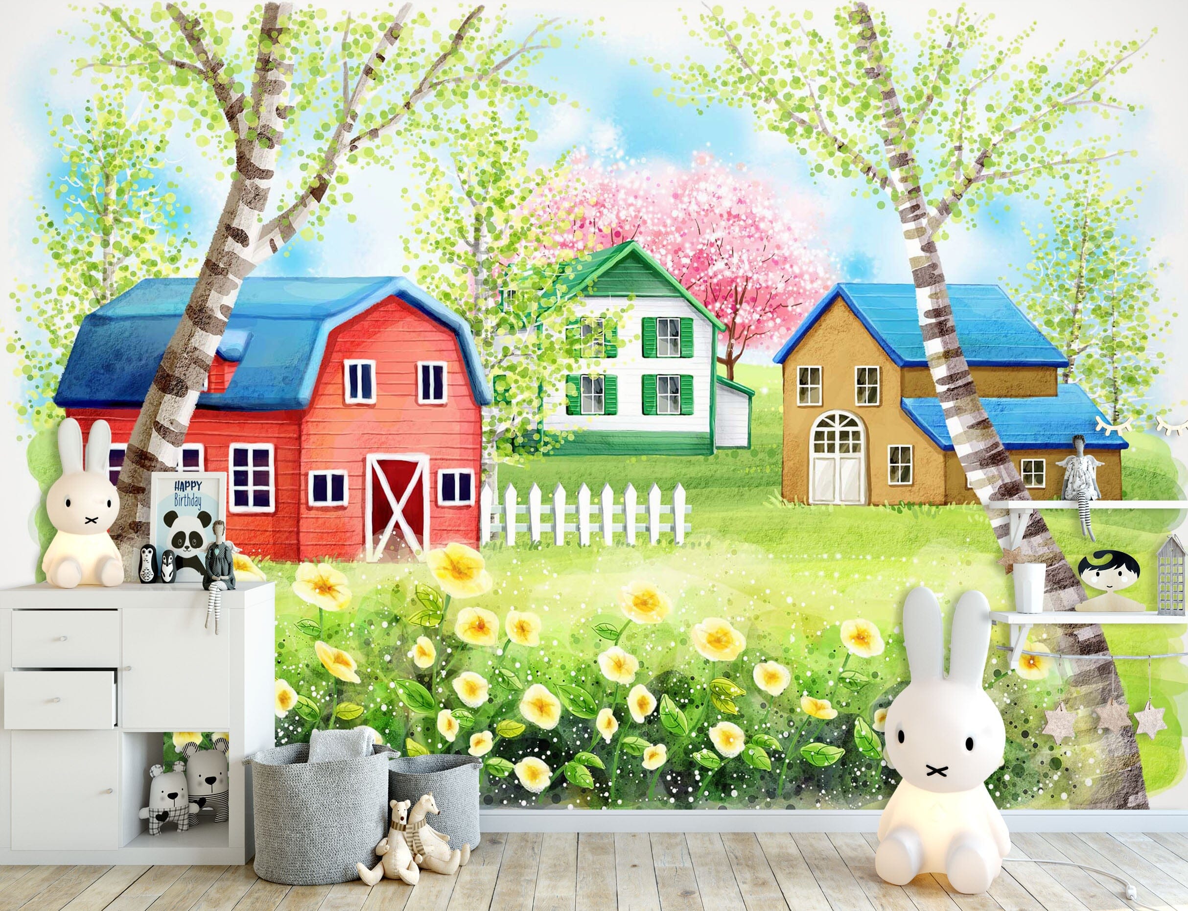 3D Park House 1666 Wall Murals Wallpaper AJ Wallpaper 2 