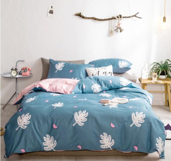 3D Leaf Pattern 30228 Bed Pillowcases Quilt