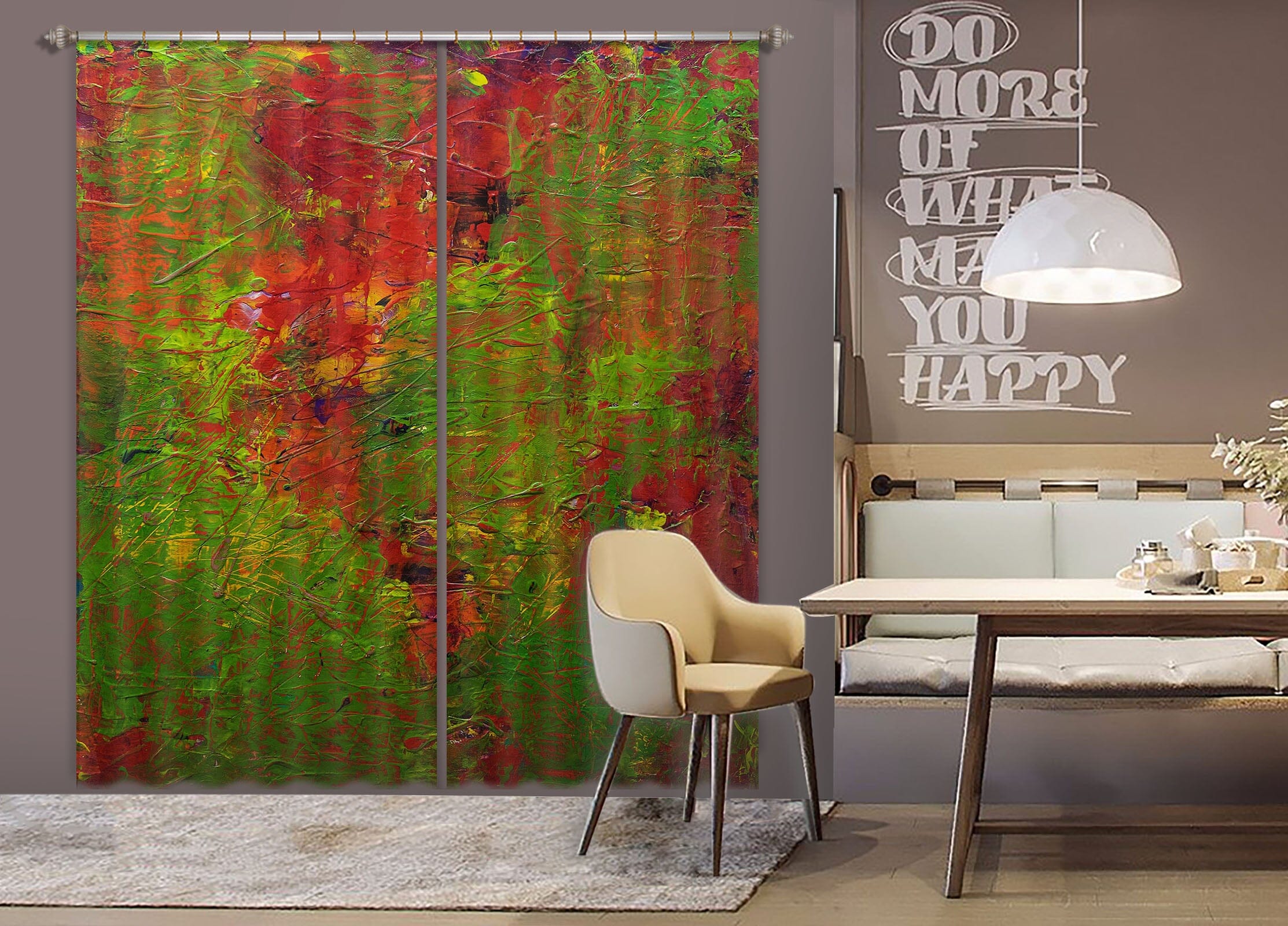 3D Red Maple Forest 109 Allan P. Friedlander Curtain Curtains Drapes Curtains AJ Creativity Home 