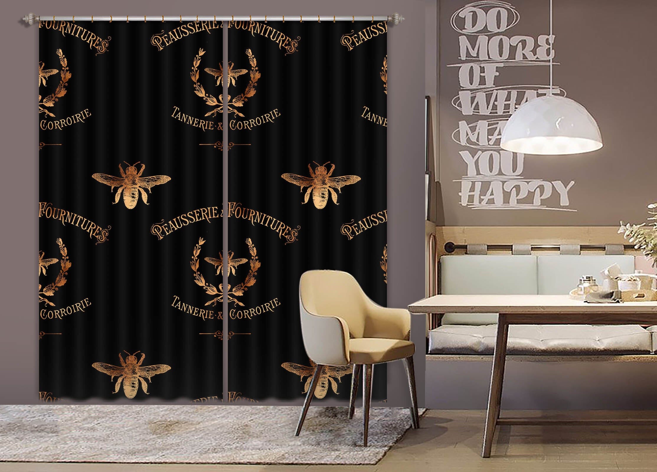 3D Fireflies Flying 141 Uta Naumann Curtain Curtains Drapes Curtains AJ Creativity Home 