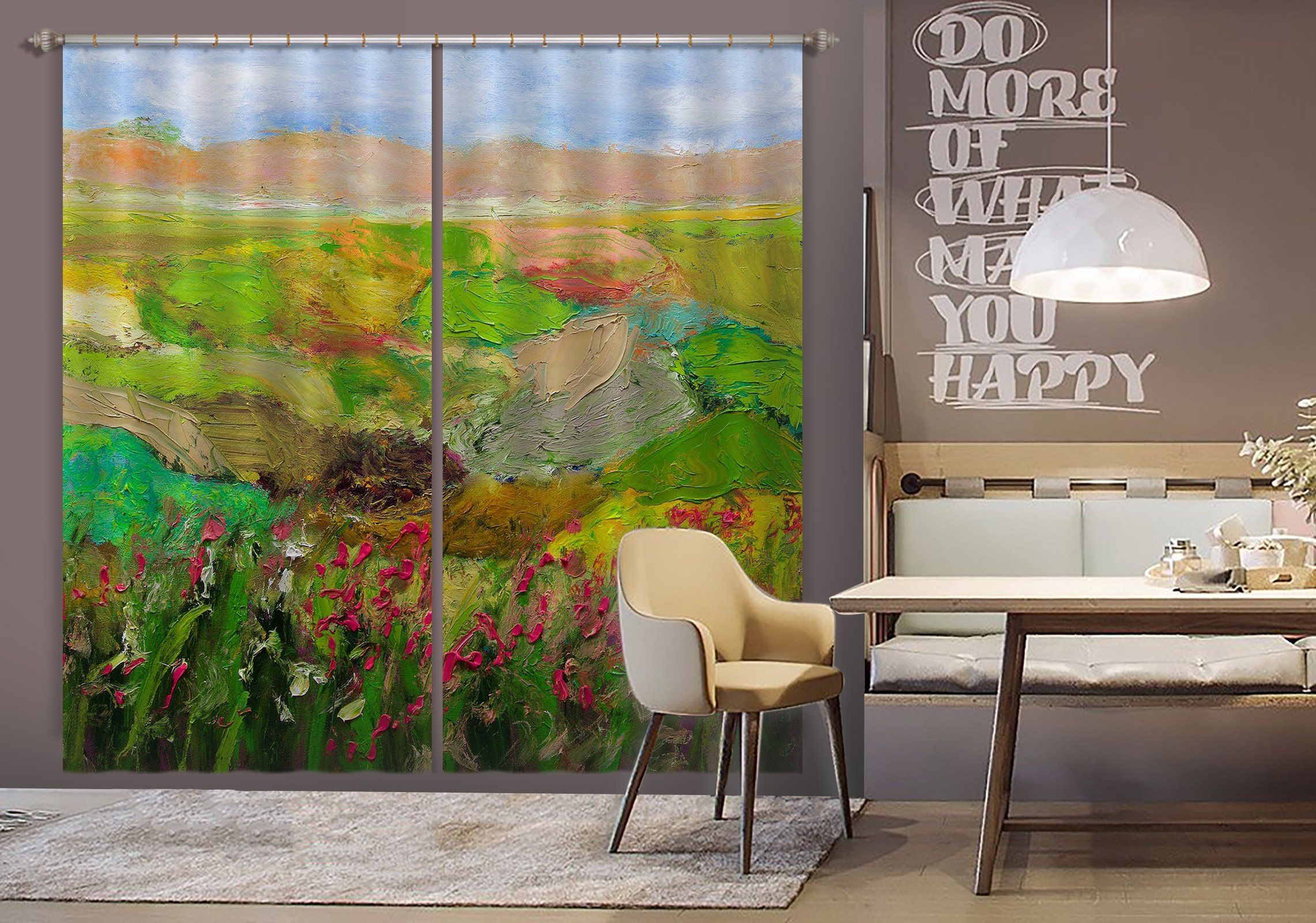 3D Abstract Painting 238 Allan P. Friedlander Curtain Curtains Drapes Curtains AJ Creativity Home 