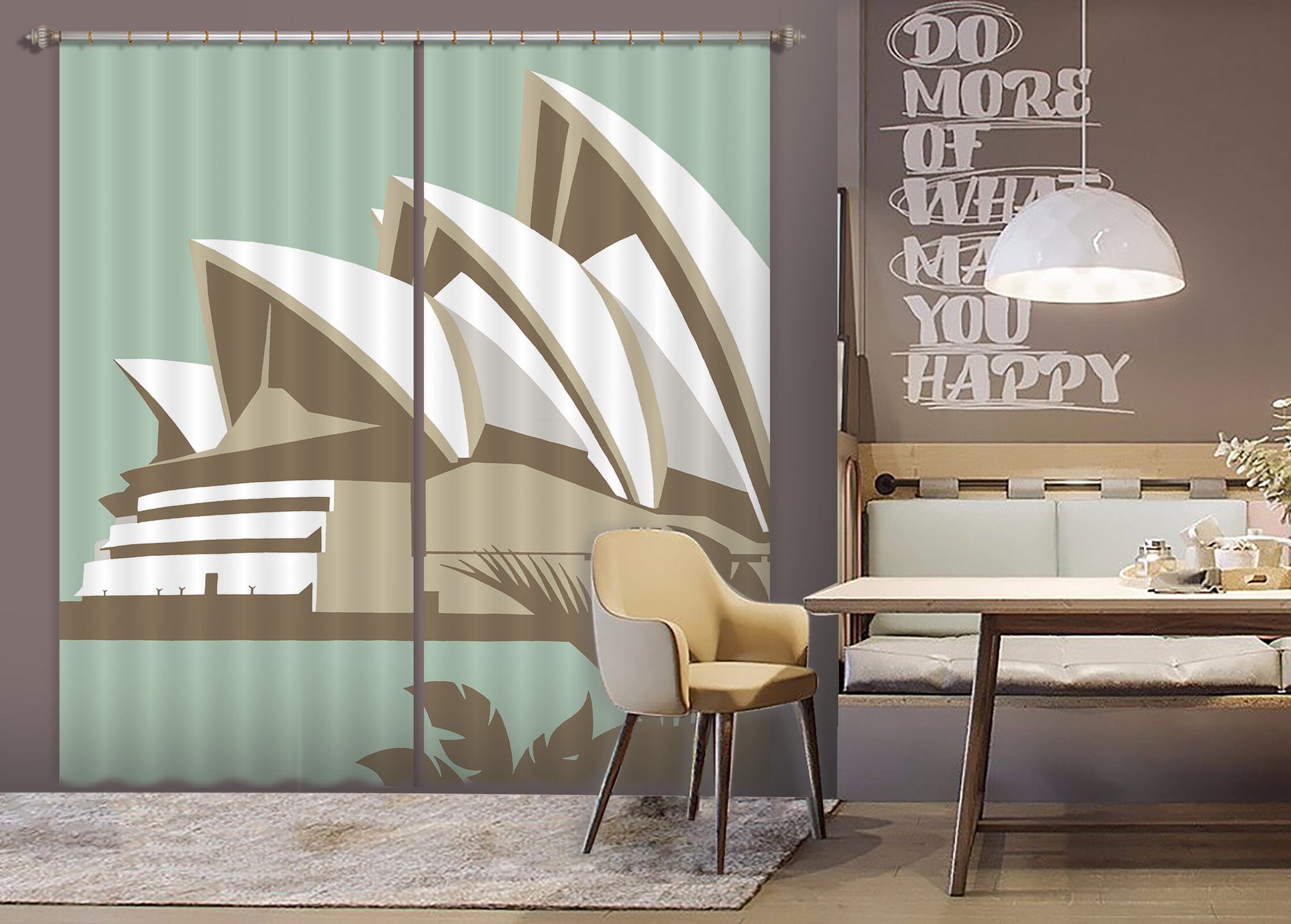 3D Sydney Opera House 164 Steve Read Curtain Curtains Drapes Curtains AJ Creativity Home 