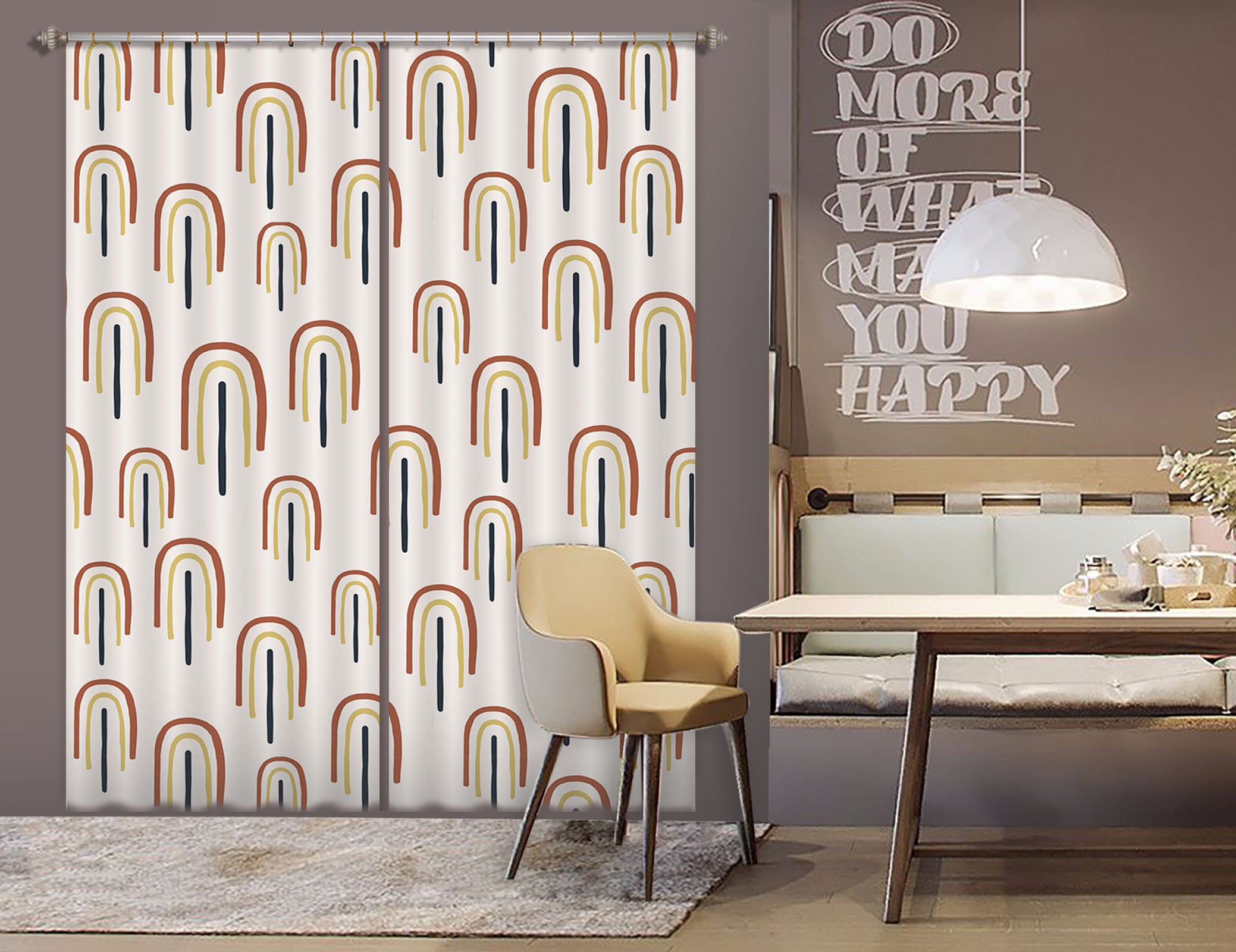 3D Stick Figure 143 Uta Naumann Curtain Curtains Drapes