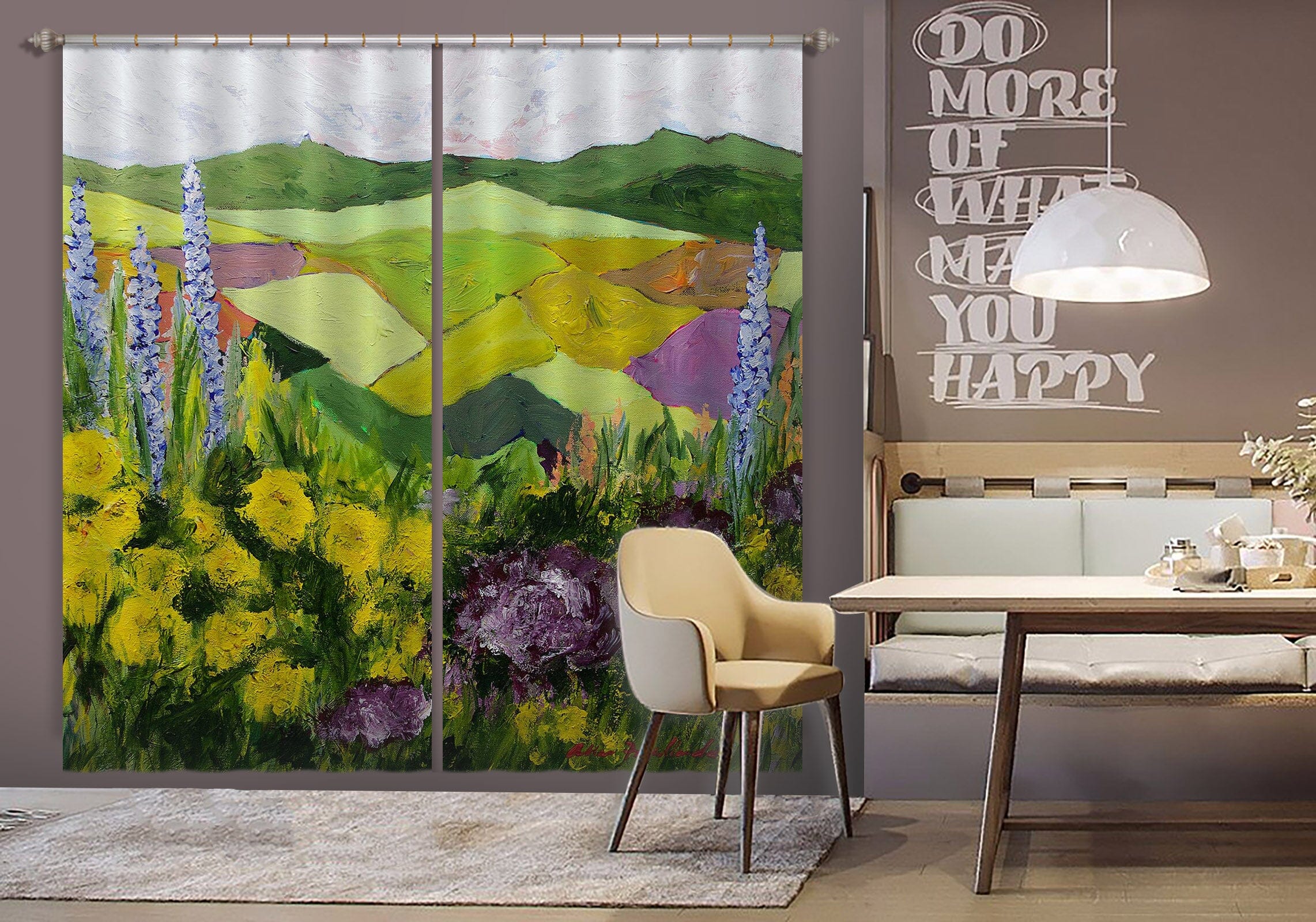 3D Garden 241 Allan P. Friedlander Curtain Curtains Drapes Curtains AJ Creativity Home 