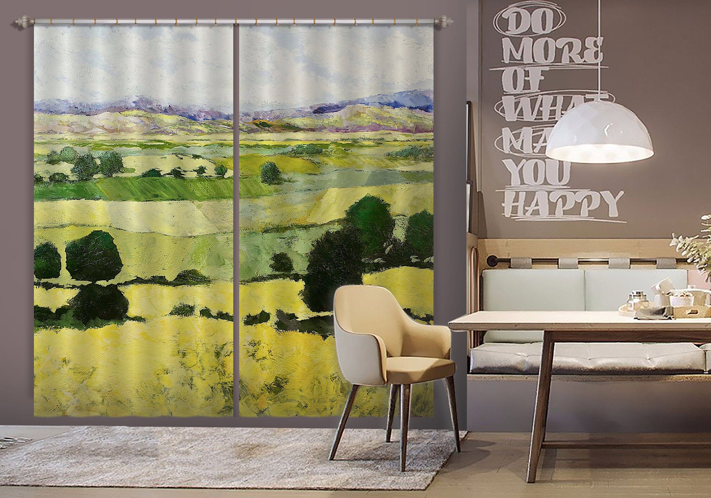 3D Green Meadow 111 Allan P. Friedlander Curtain Curtains Drapes Curtains AJ Creativity Home 