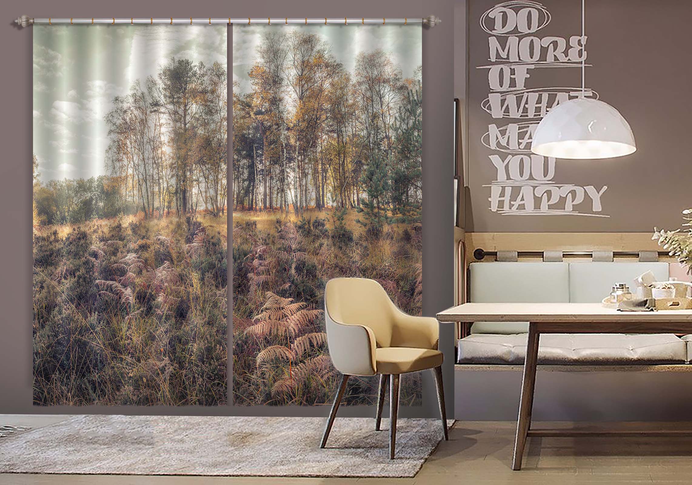 3D Dense Grass 6413 Assaf Frank Curtain Curtains Drapes