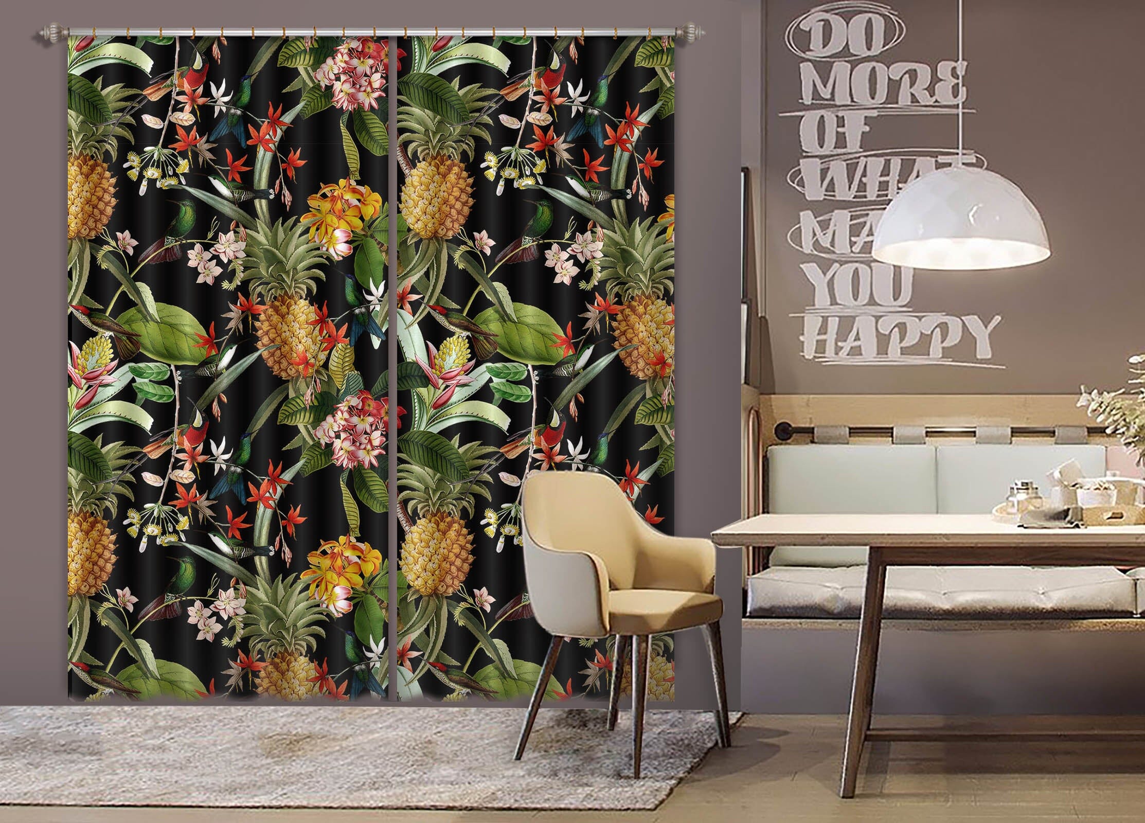 3D Fruit Tree 160 Uta Naumann Curtain Curtains Drapes Curtains AJ Creativity Home 