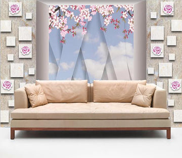 3D Pink flower texture Wallpaper AJ Wallpaper 1 