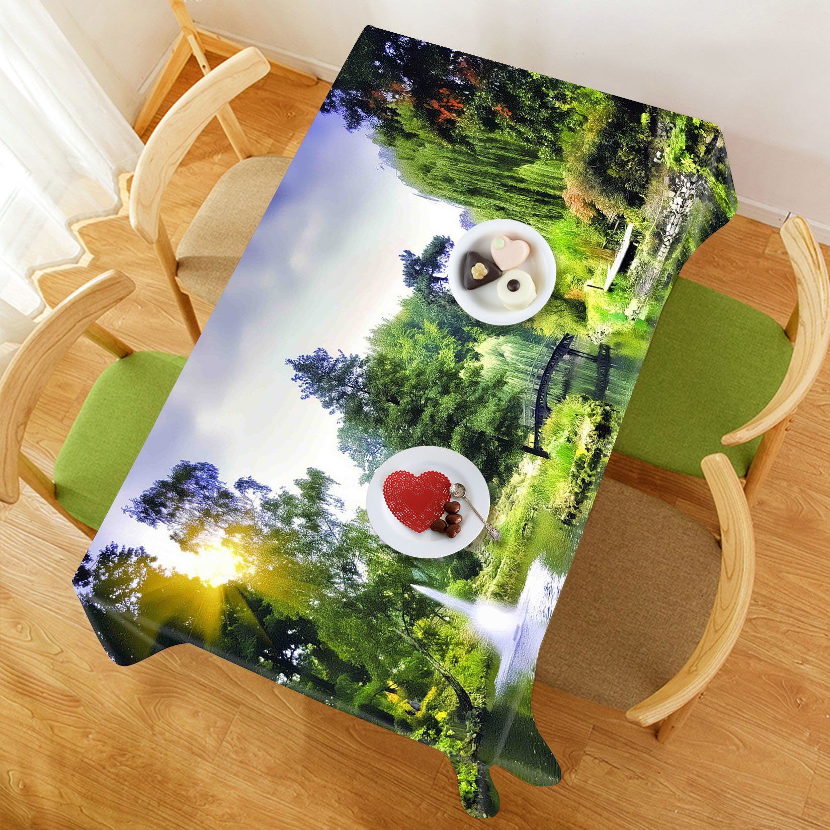 3D Beautiful Park 810 Tablecloths Wallpaper AJ Wallpaper 