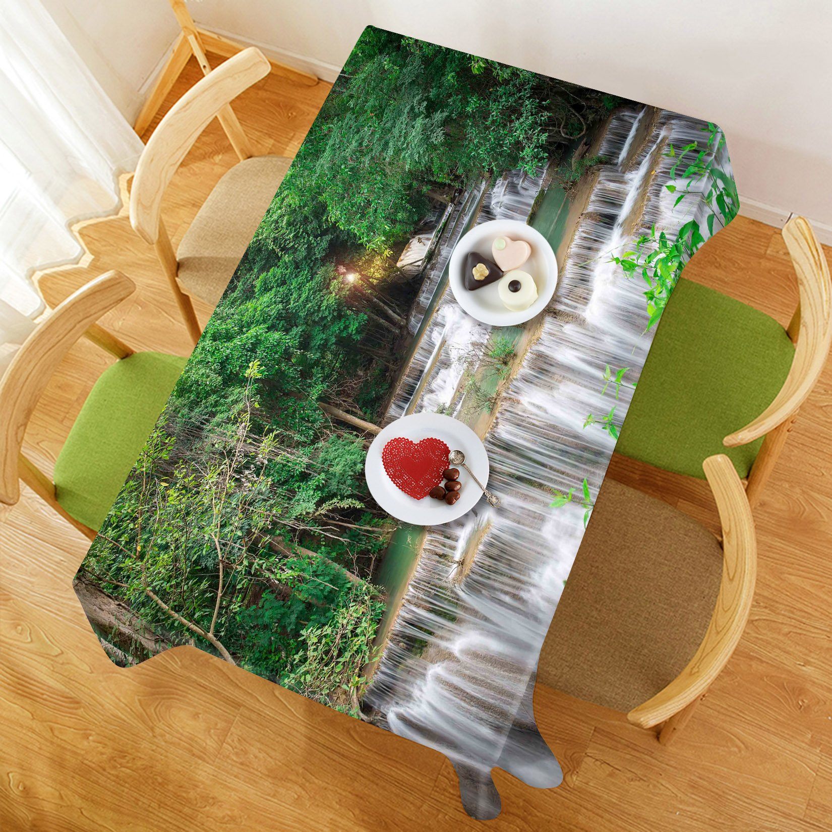 3D Beautiful River 719 Tablecloths Wallpaper AJ Wallpaper 