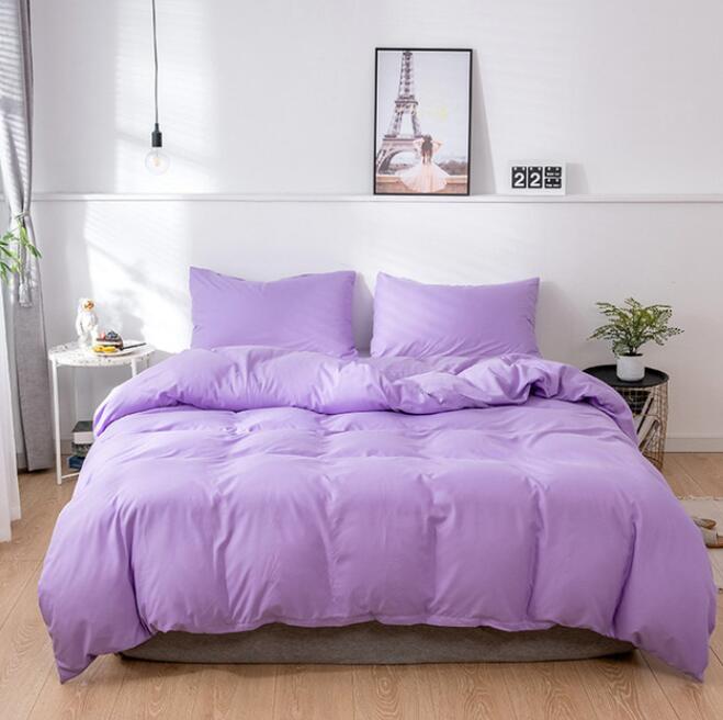 3D Purple 8153 Bed Pillowcases Quilt
